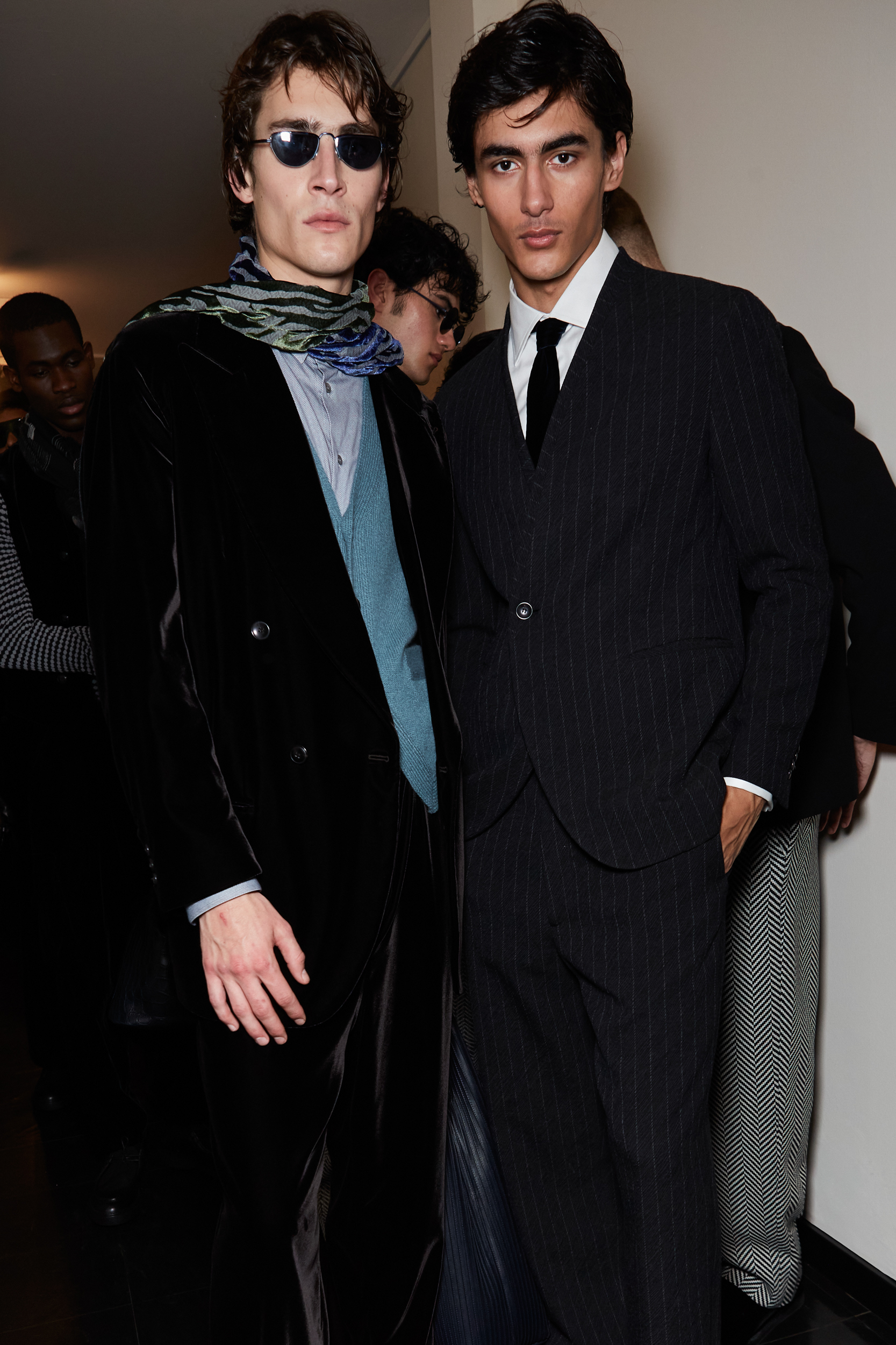 Giorgio Armani Fall 2024 Men’s Fashion Show Backstage