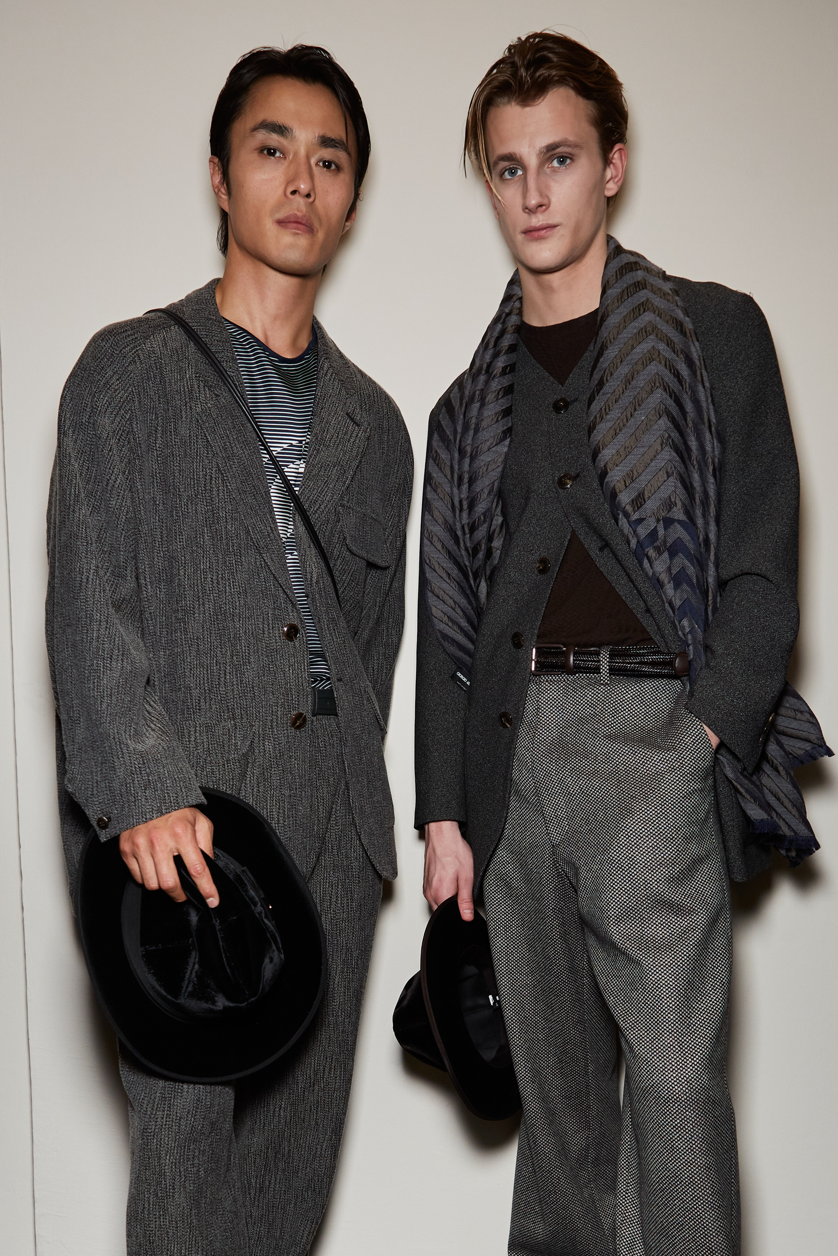 Giorgio Armani Fall 2024 Men’s Fashion Show Backstage