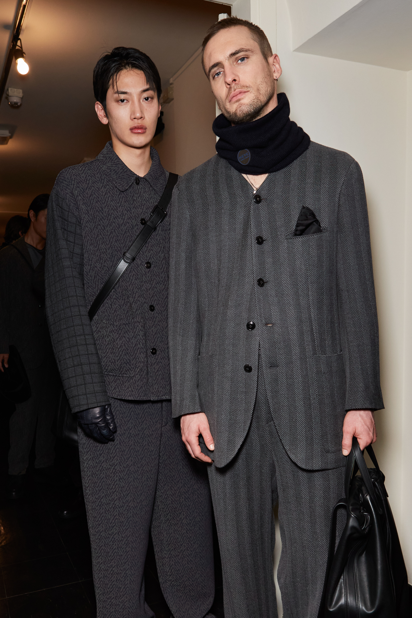 Giorgio Armani Fall 2024 Men’s Fashion Show Backstage