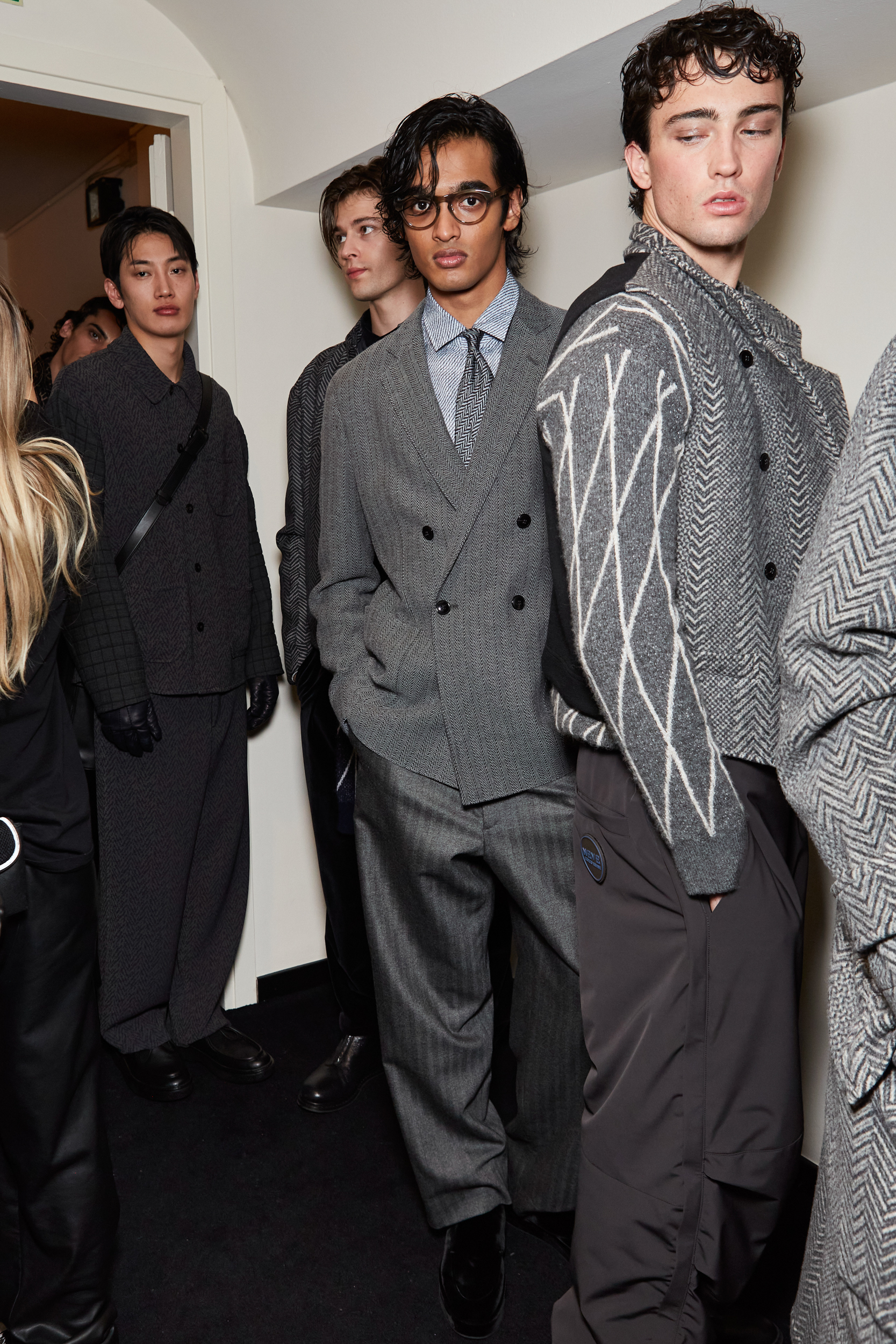 Giorgio Armani Fall 2024 Men’s Fashion Show Backstage