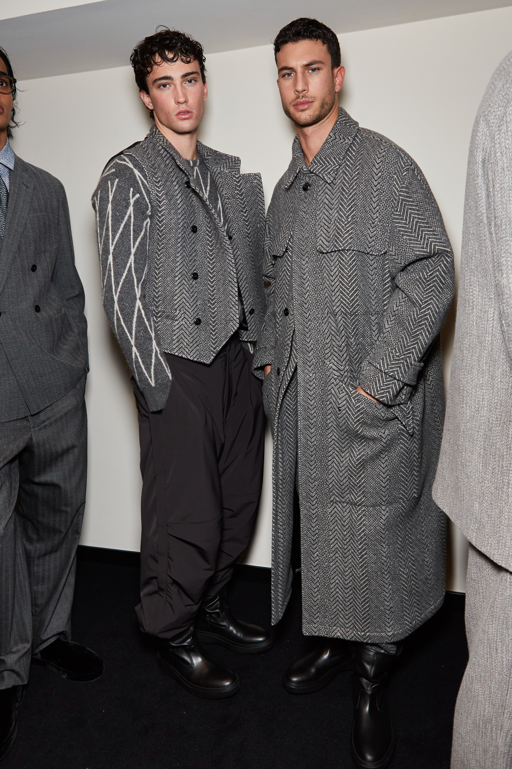 Giorgio Armani Fall 2024 Men’s Fashion Show Backstage