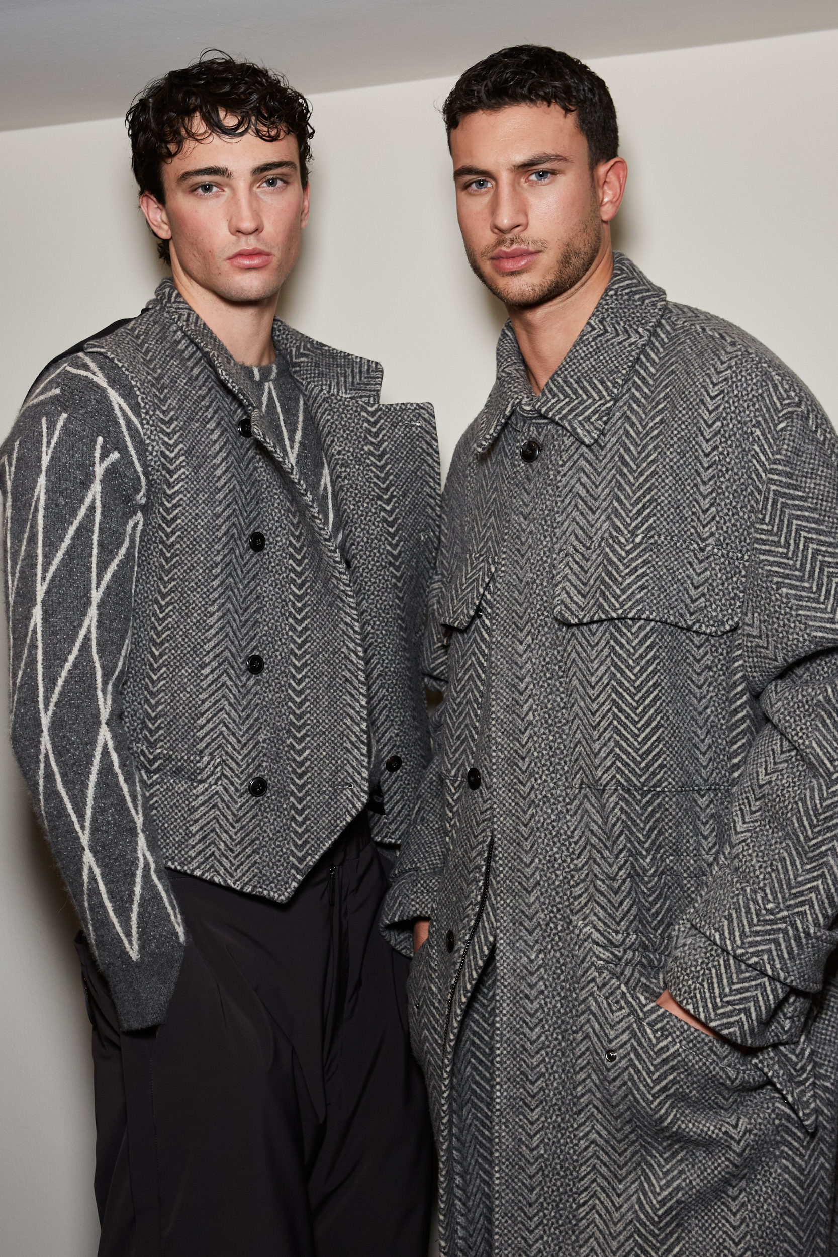 Giorgio Armani Fall 2024 Men’s Fashion Show Backstage