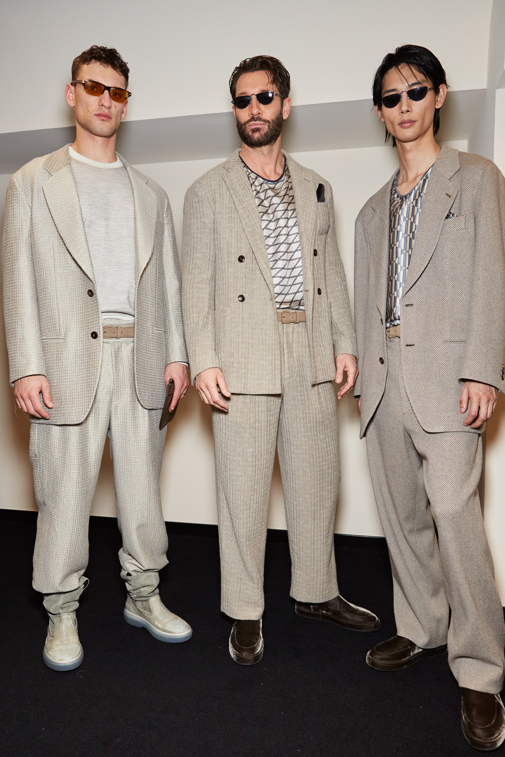 Giorgio Armani Fall 2024 Men’s Fashion Show Backstage