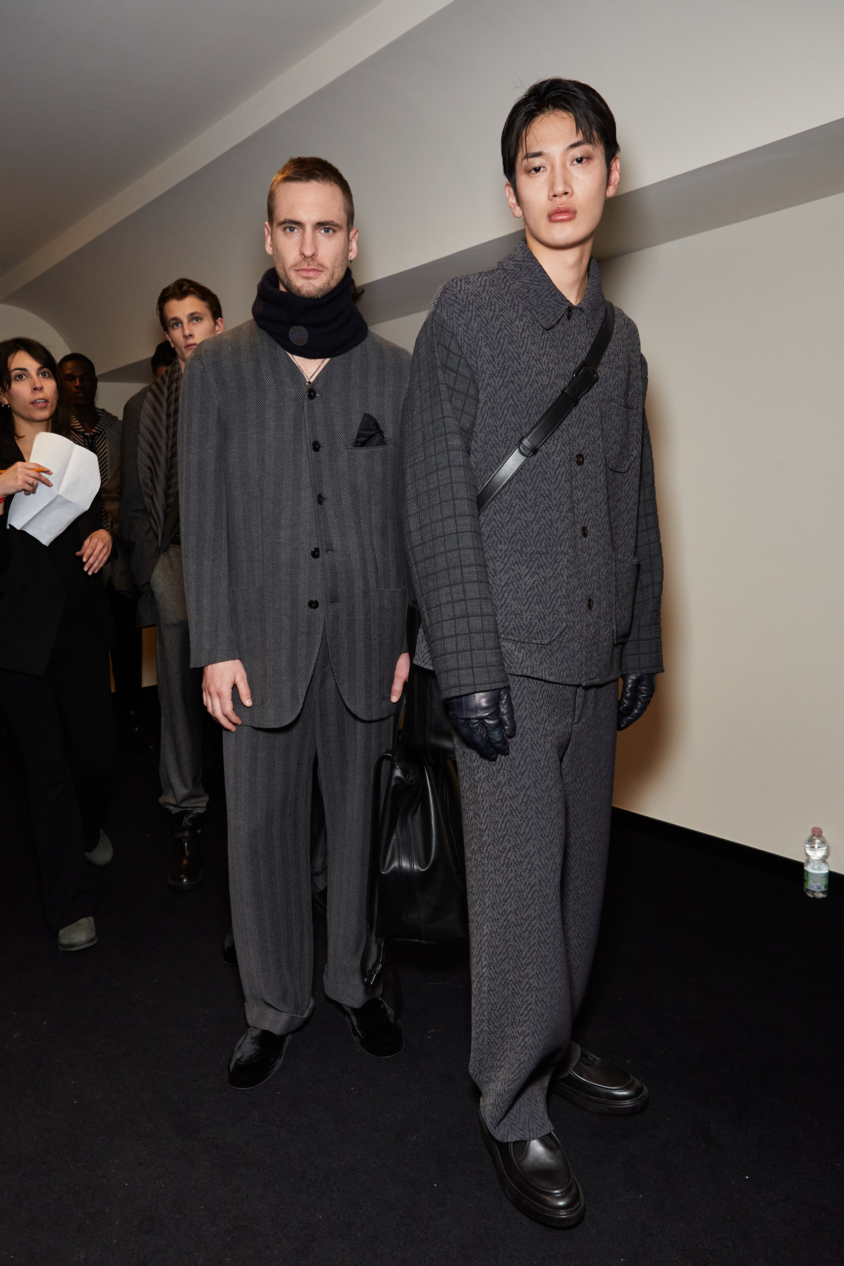 Giorgio Armani Fall 2024 Men’s Fashion Show Backstage