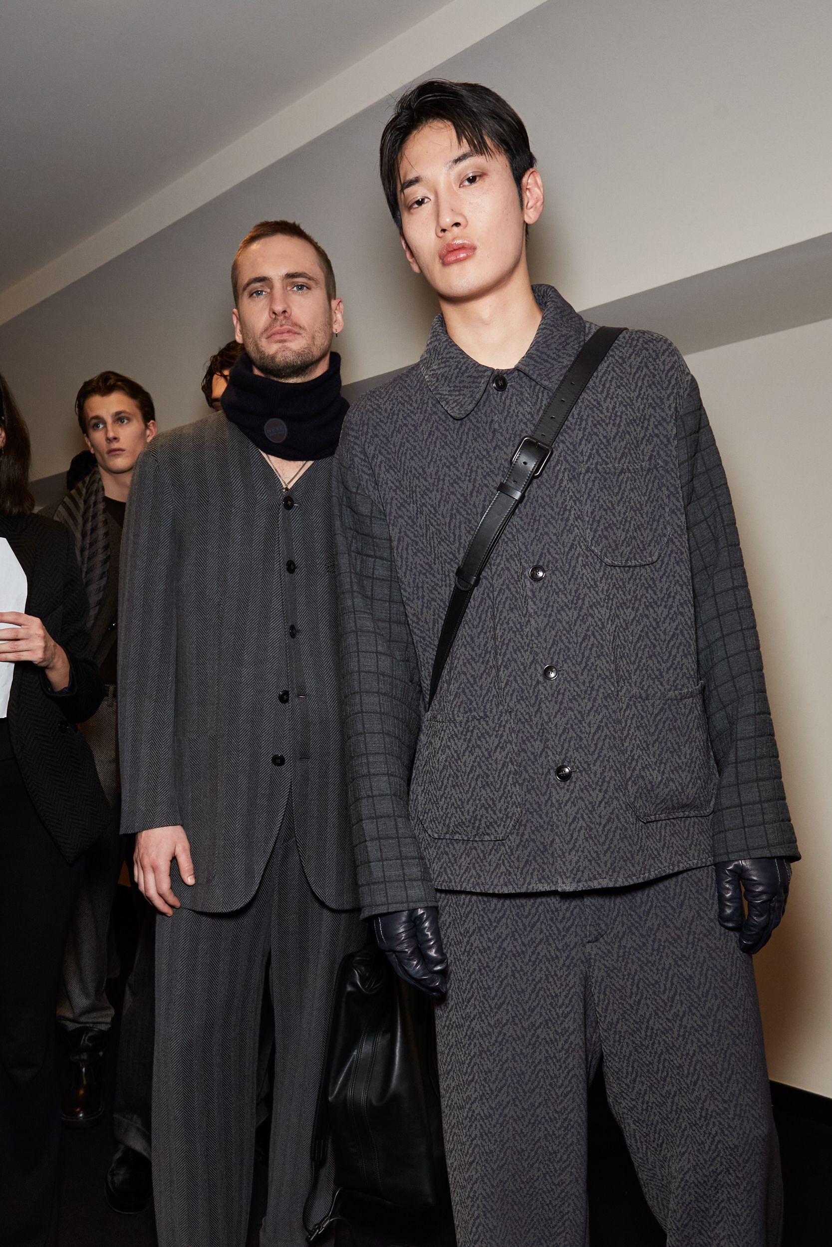 Giorgio Armani Fall 2024 Men’s Fashion Show Backstage