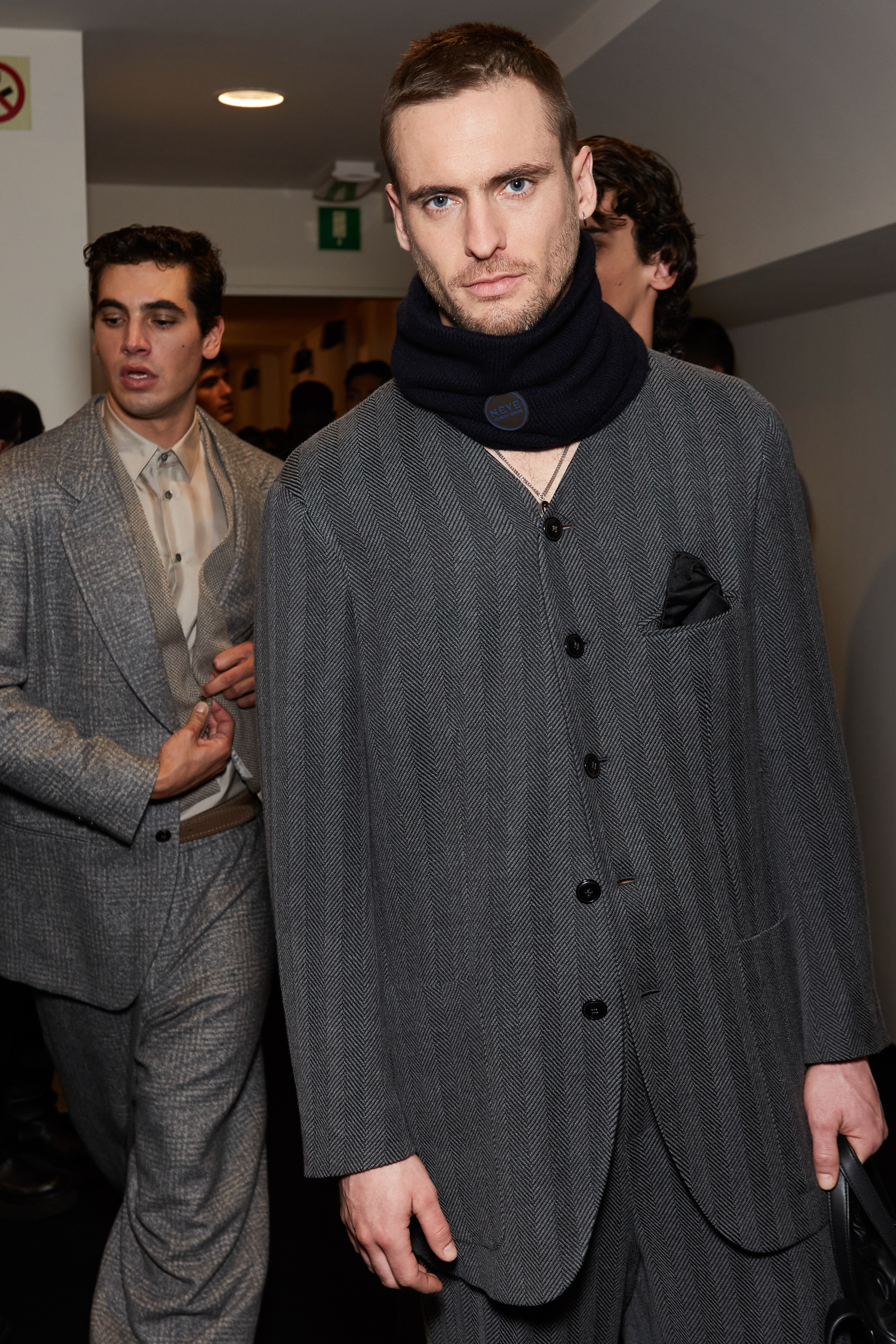 Giorgio Armani Fall 2024 Men’s Fashion Show Backstage