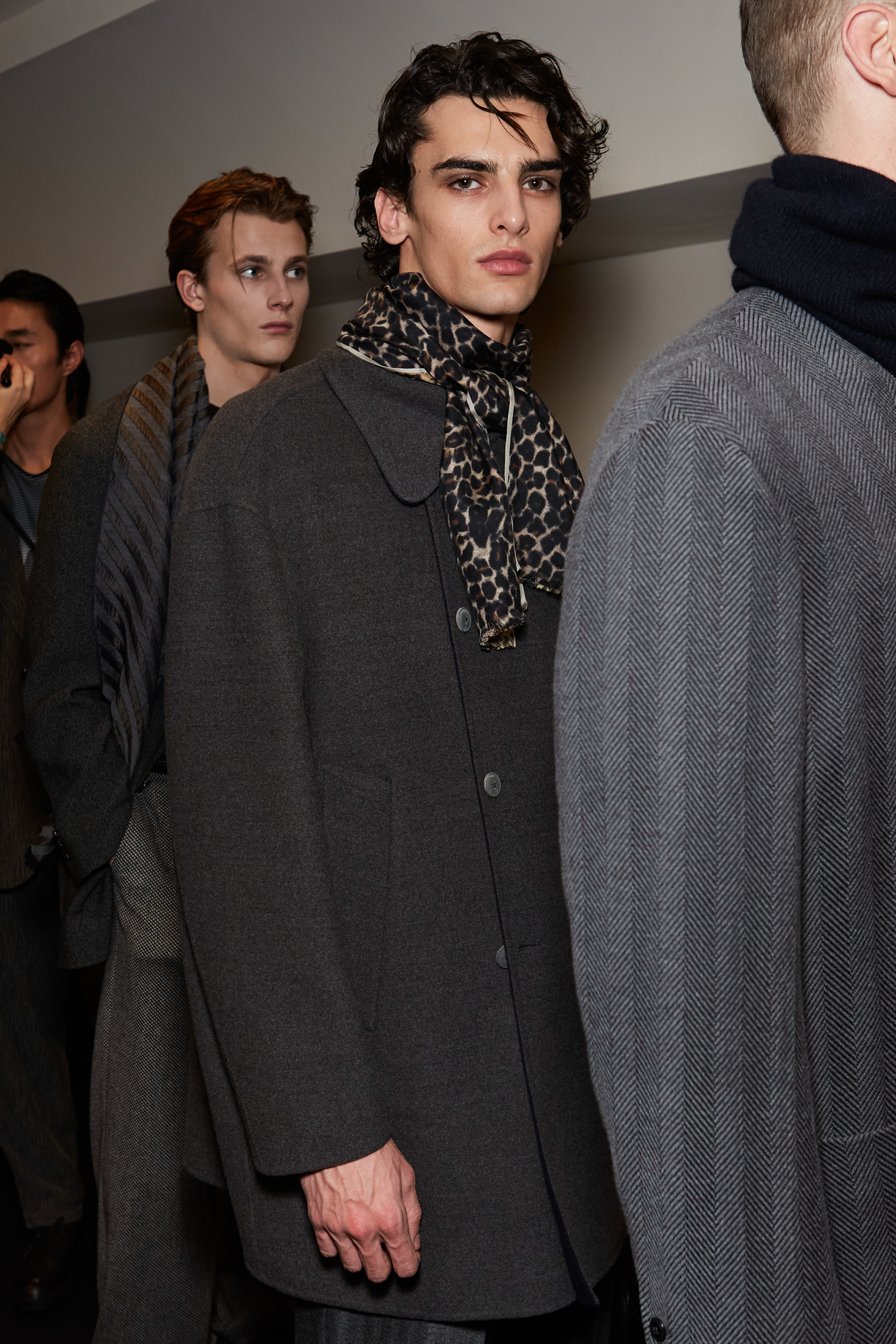 Giorgio Armani Fall 2024 Men’s Fashion Show Backstage