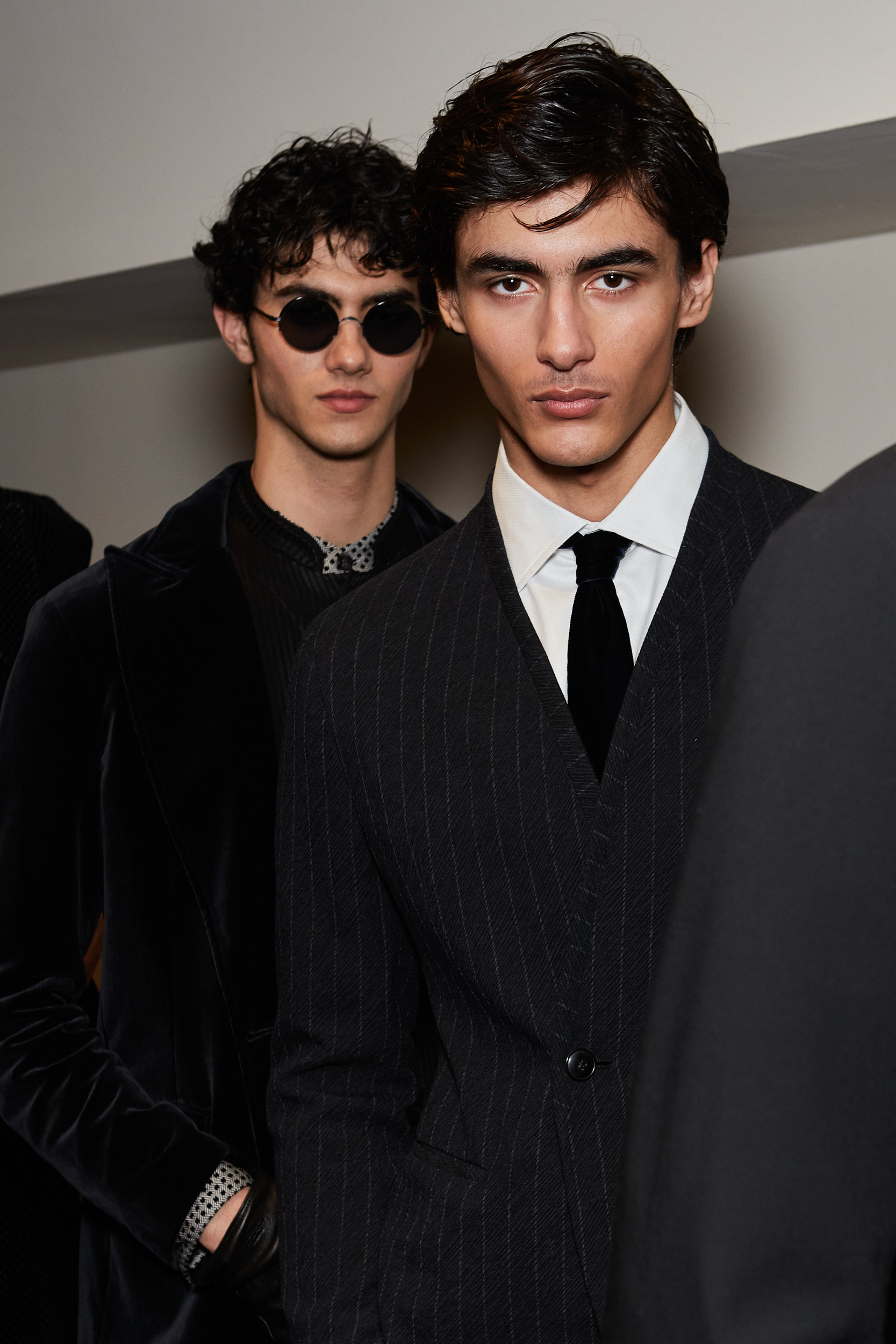 Giorgio Armani Fall 2024 Men’s Fashion Show Backstage