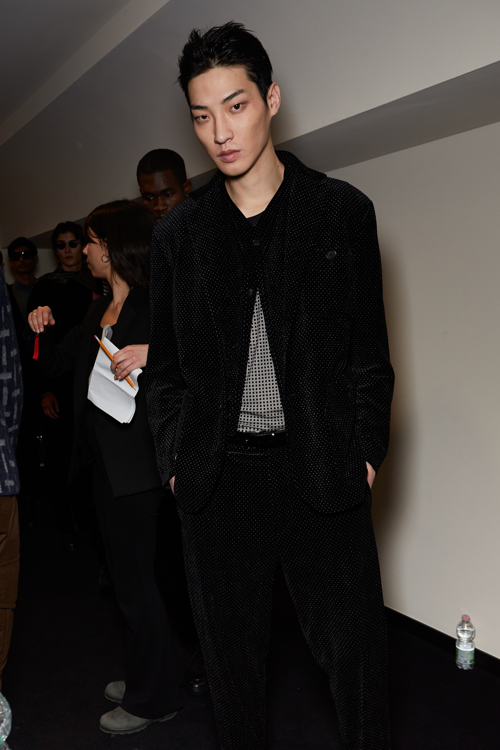 Giorgio Armani Fall 2024 Men’s Fashion Show Backstage