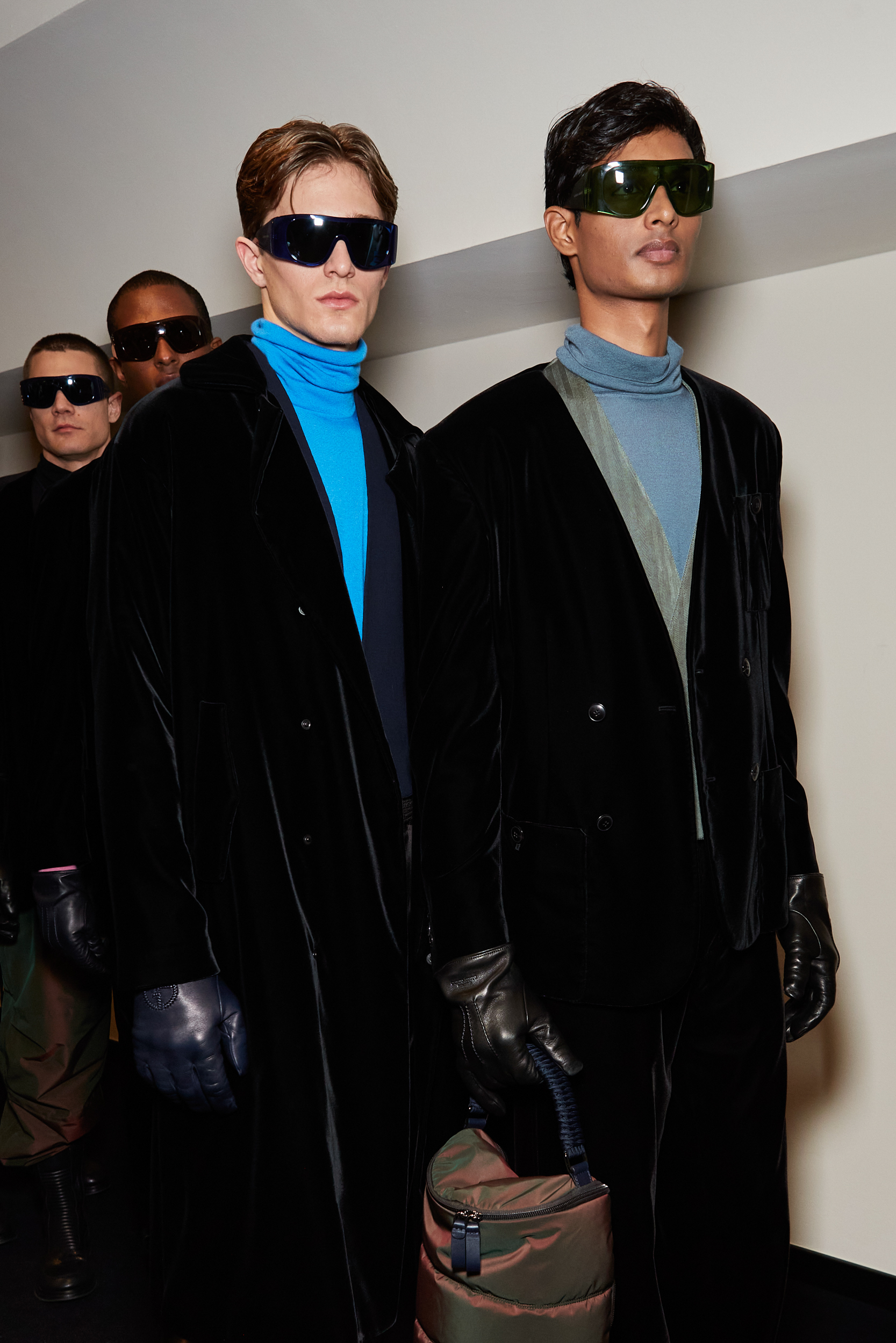 Giorgio Armani Fall 2024 Men’s Fashion Show Backstage