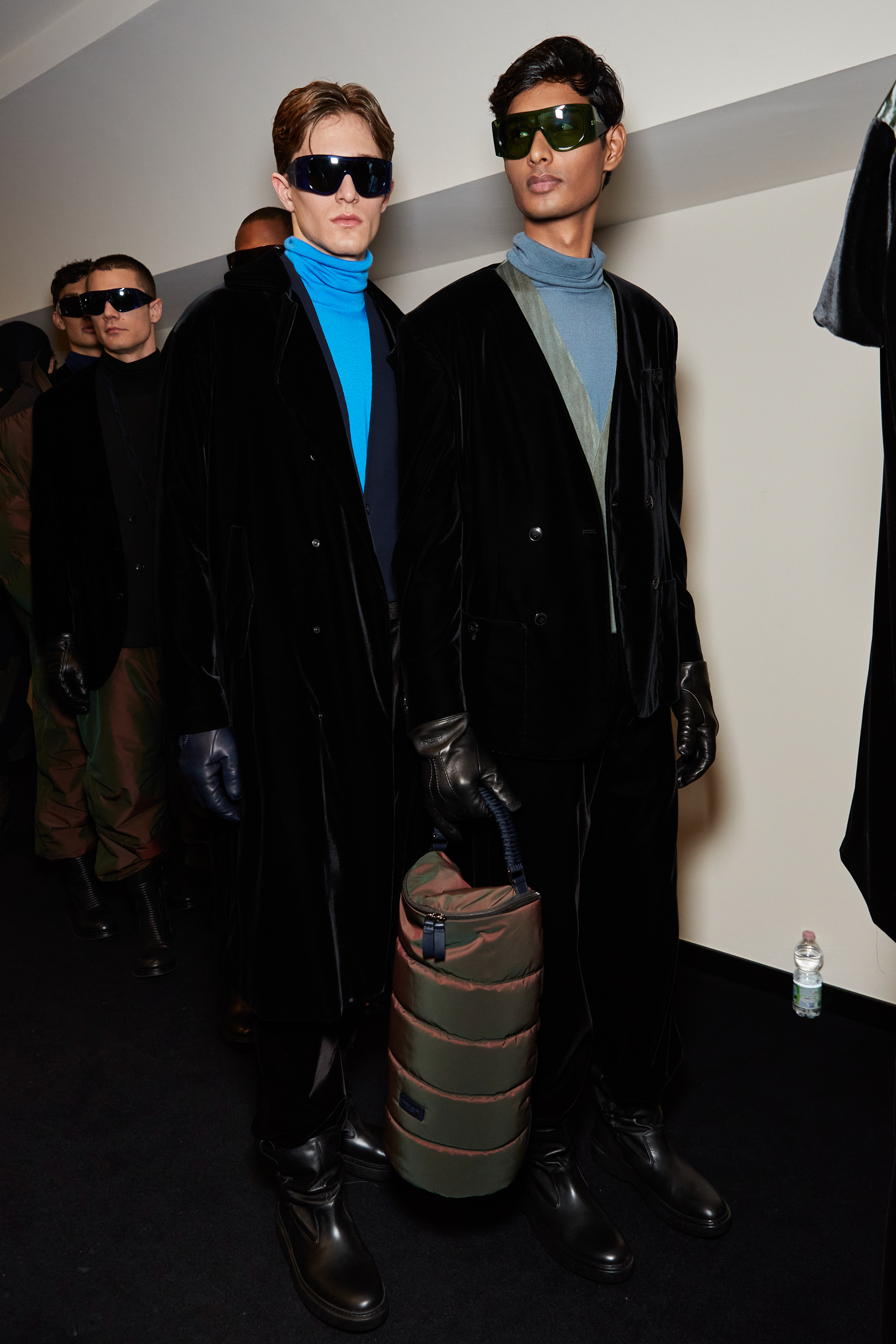 Giorgio Armani Fall 2024 Men’s Fashion Show Backstage