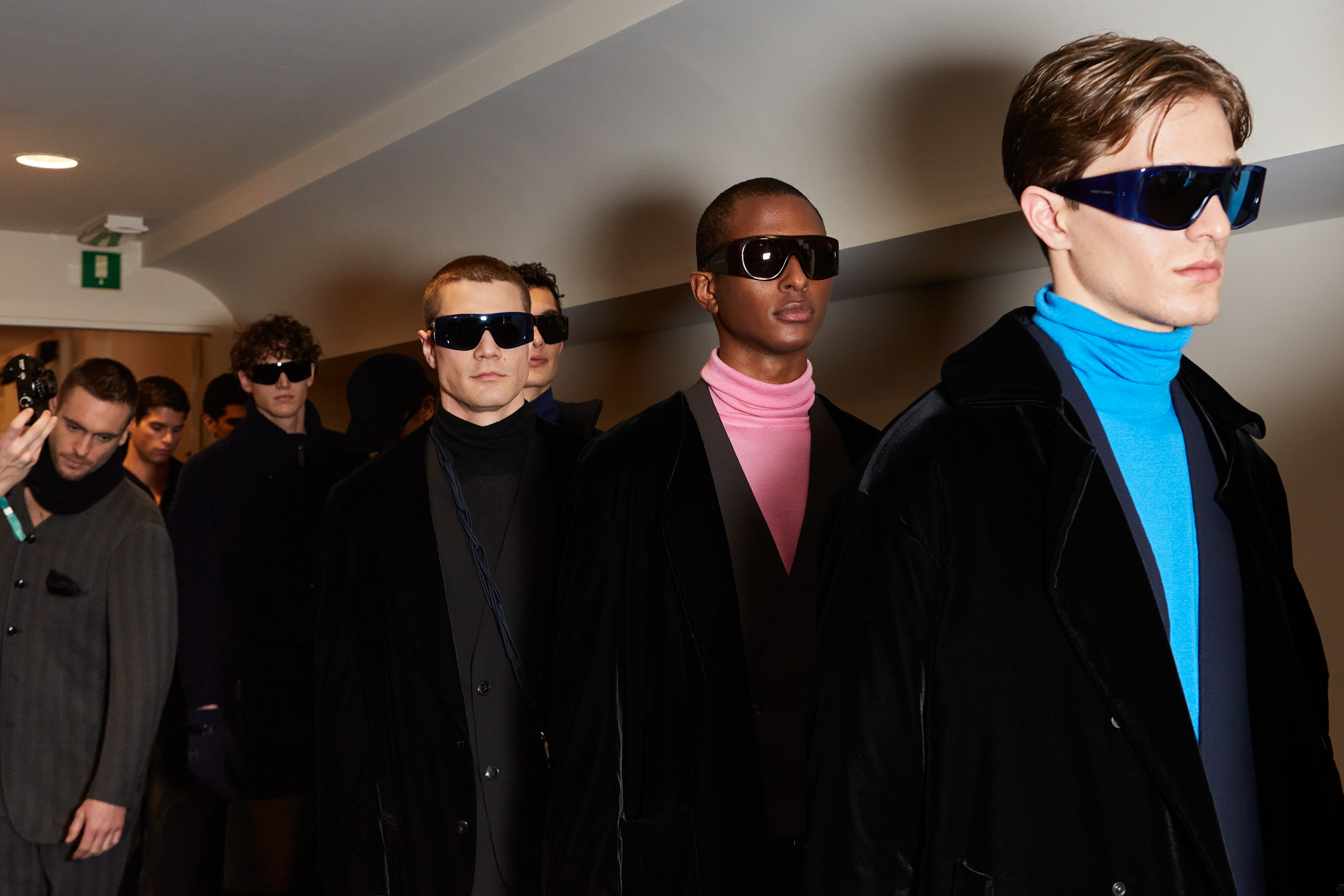 Giorgio Armani Fall 2024 Men’s Fashion Show Backstage