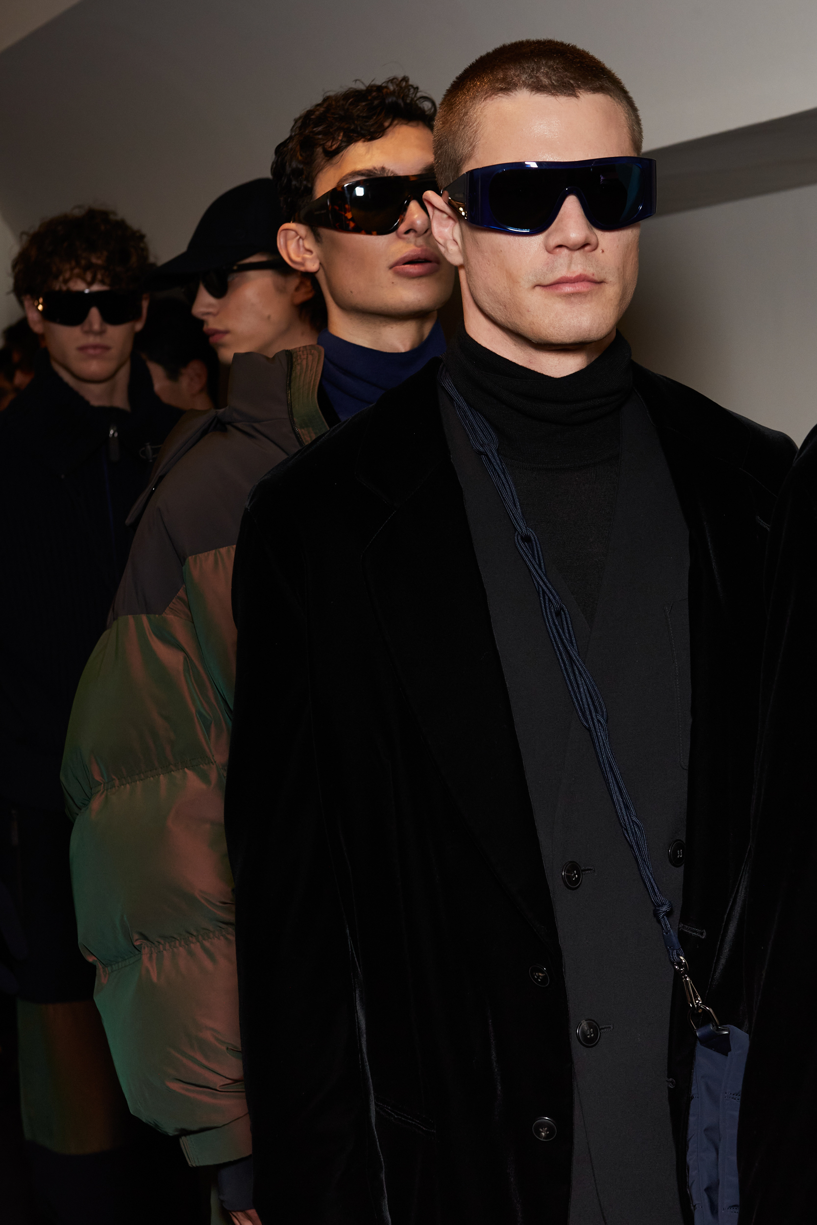 Giorgio Armani Fall 2024 Men’s Fashion Show Backstage