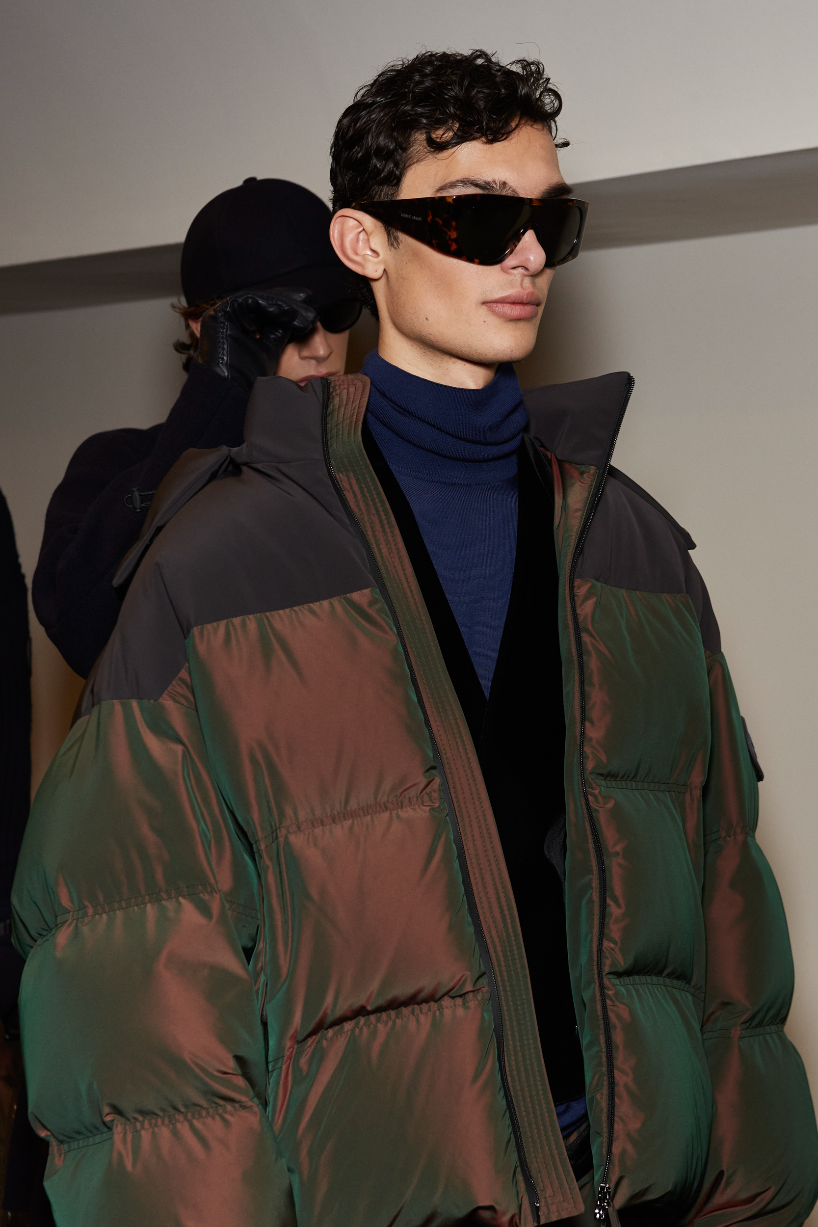 Giorgio Armani Fall 2024 Men’s Fashion Show Backstage