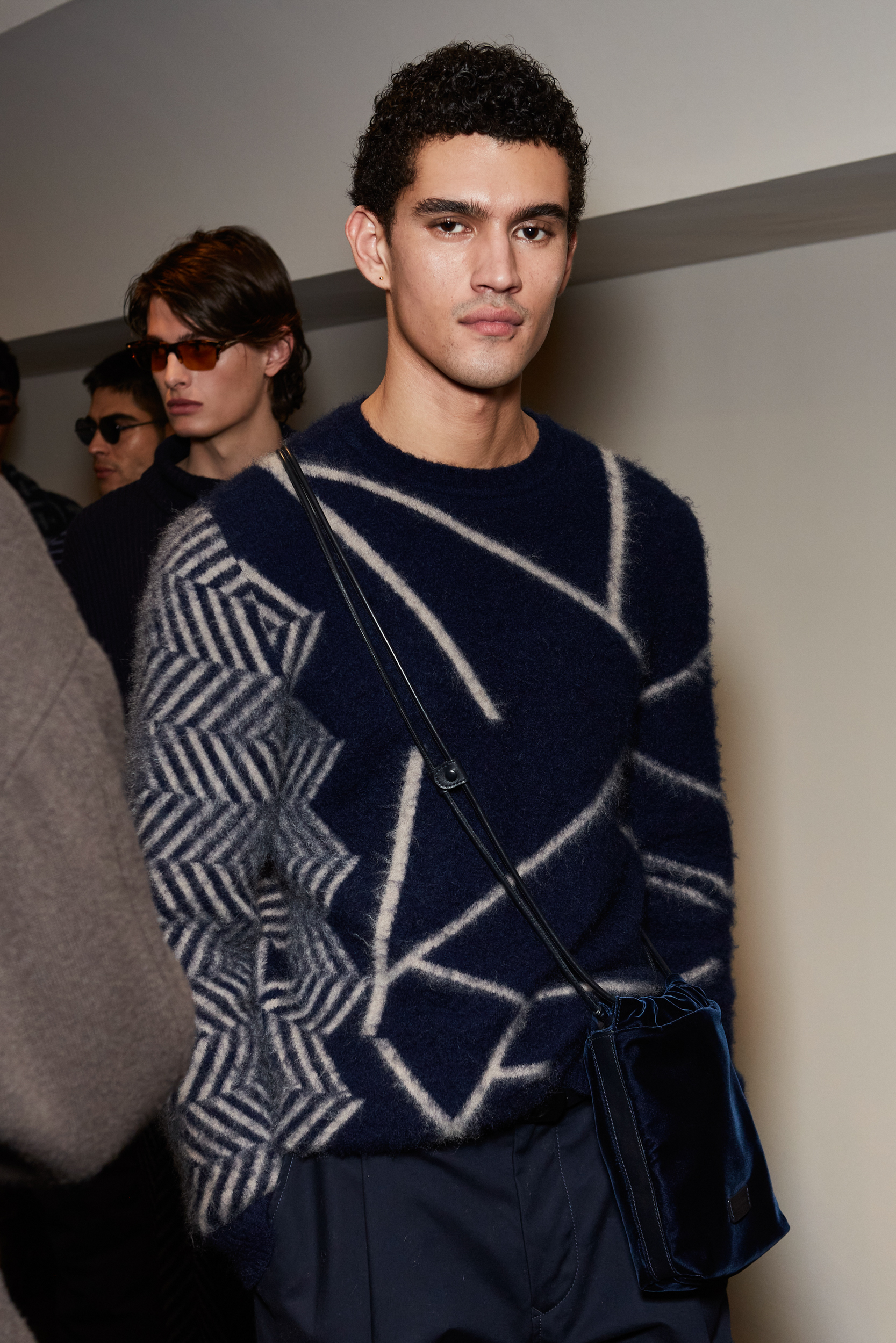 Giorgio Armani Fall 2024 Men’s Fashion Show Backstage