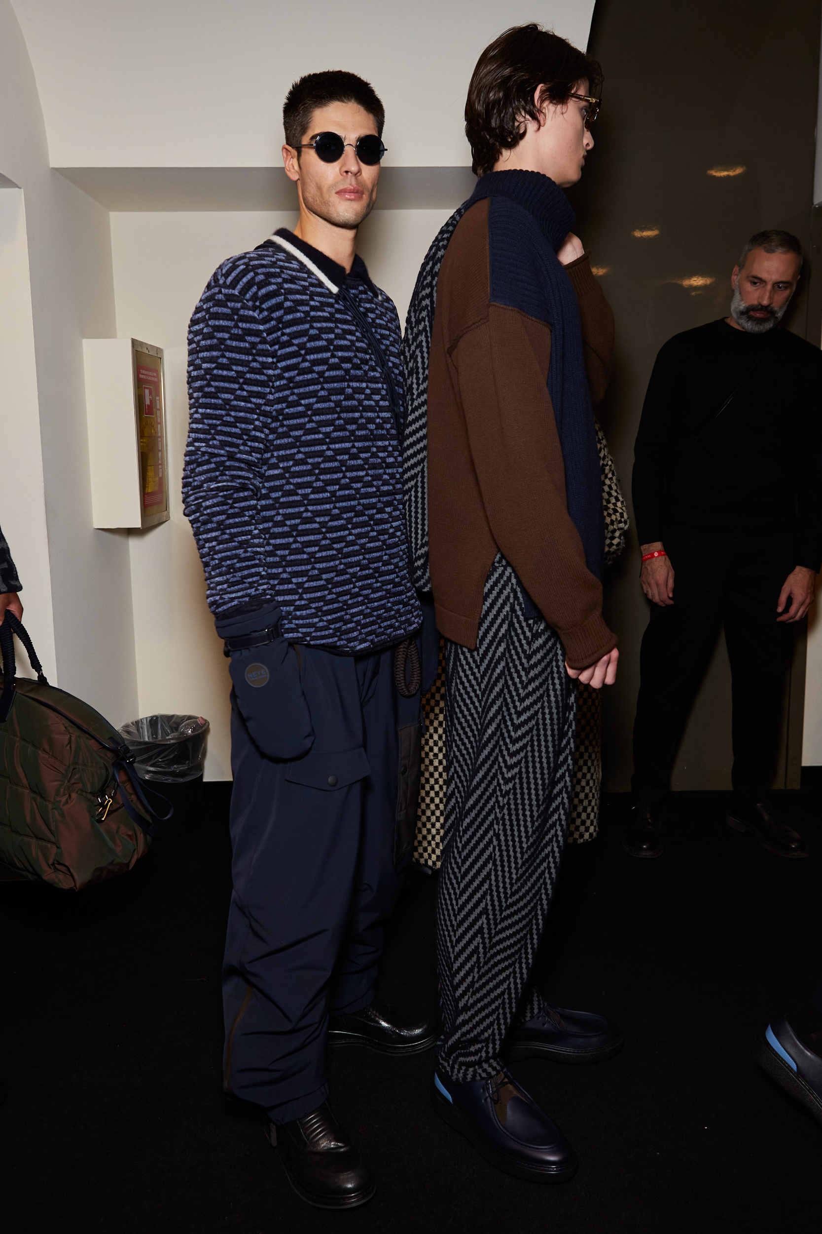 Giorgio Armani Fall 2024 Men’s Fashion Show Backstage