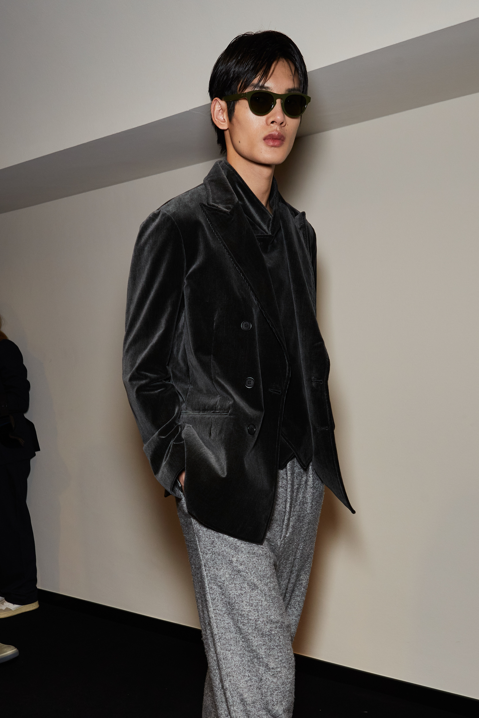 Giorgio Armani Fall 2024 Men’s Fashion Show Backstage