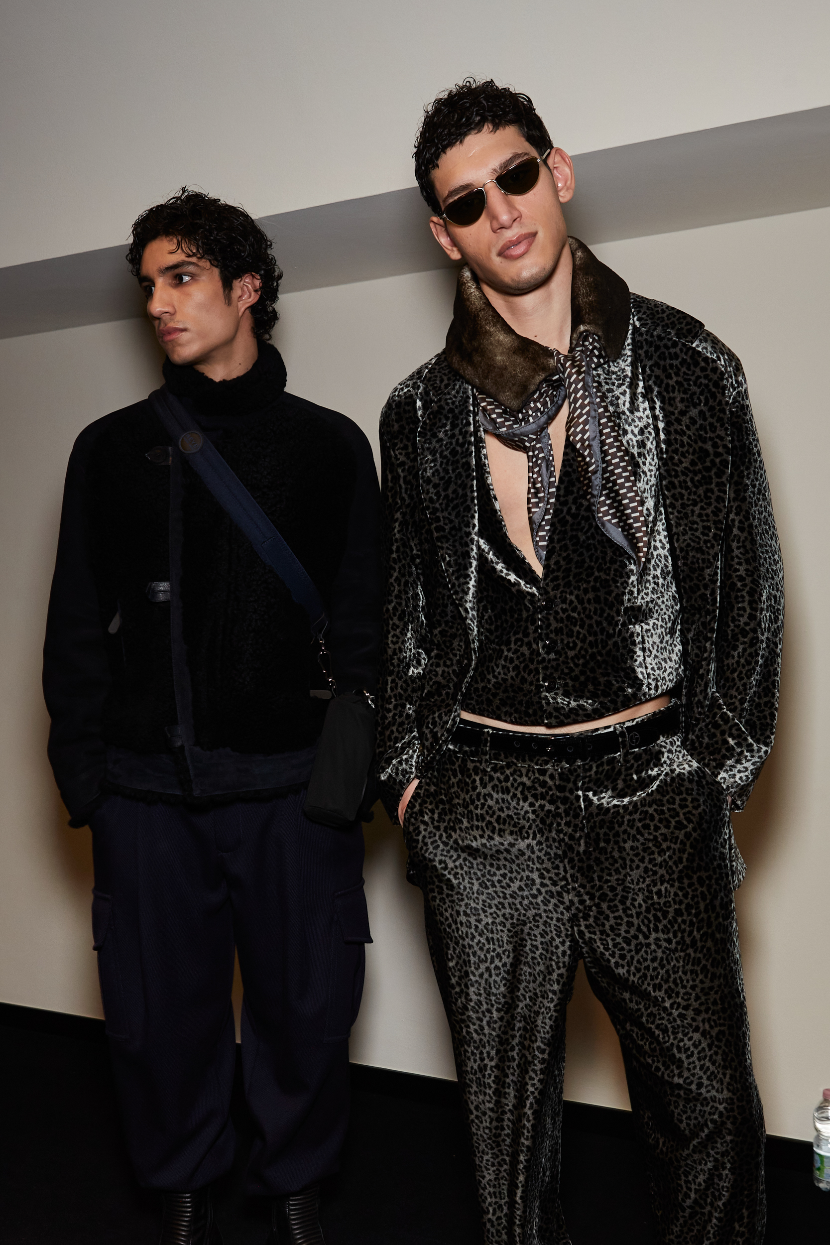 Giorgio Armani Fall 2024 Men’s Fashion Show Backstage