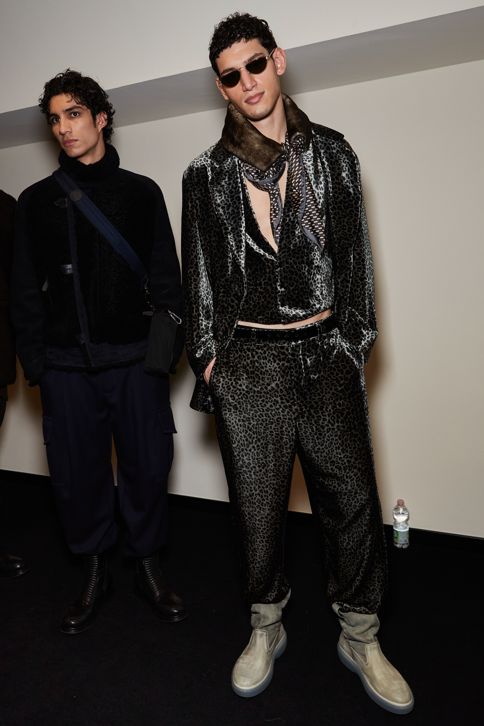 Giorgio Armani Fall 2024 Men’s Fashion Show Backstage