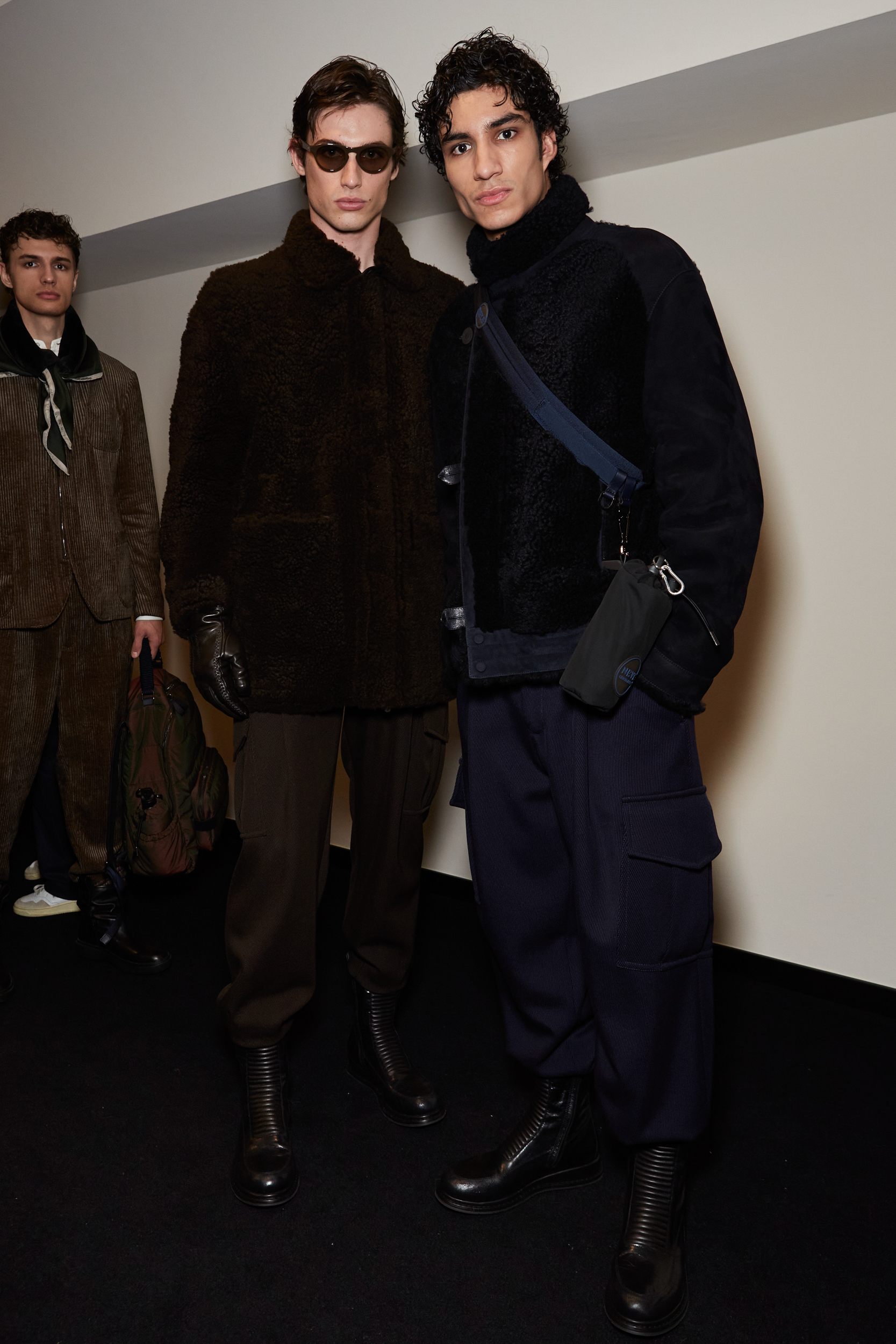 Giorgio Armani Fall 2024 Men’s Fashion Show Backstage