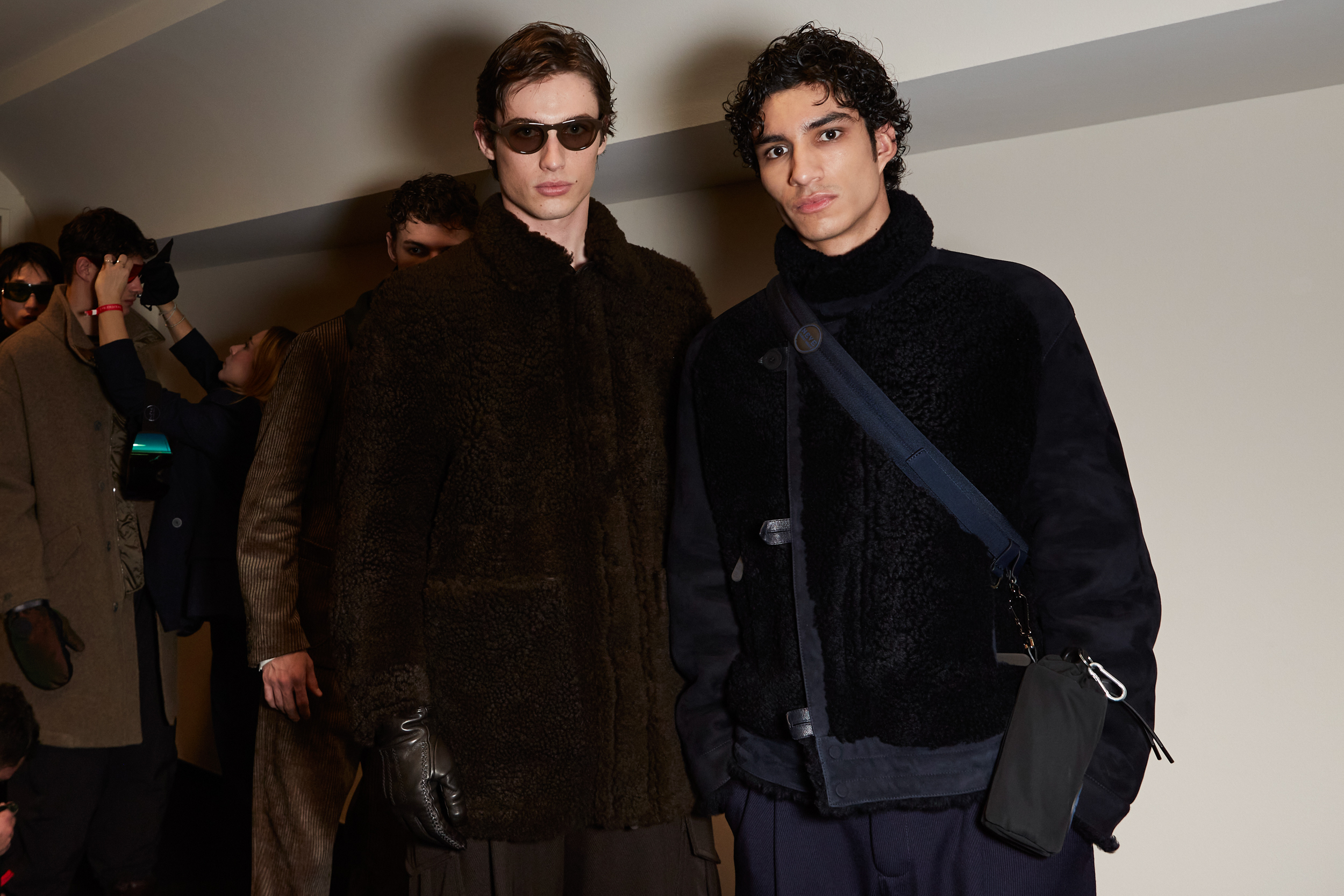 Giorgio Armani Fall 2024 Men’s Fashion Show Backstage