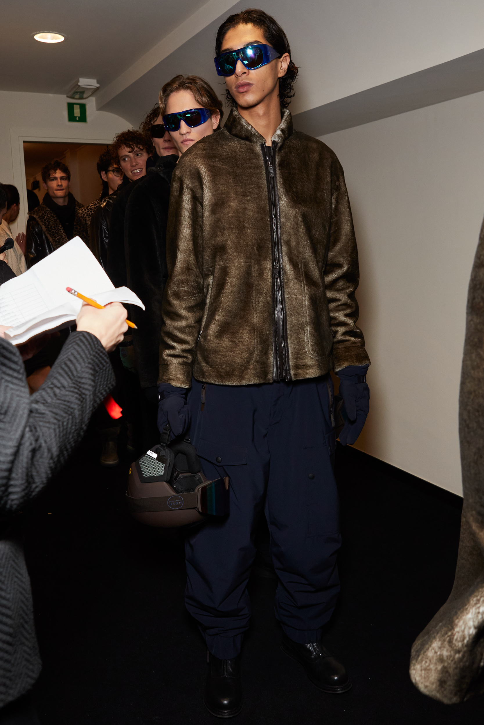 Giorgio Armani Fall 2024 Men’s Fashion Show Backstage