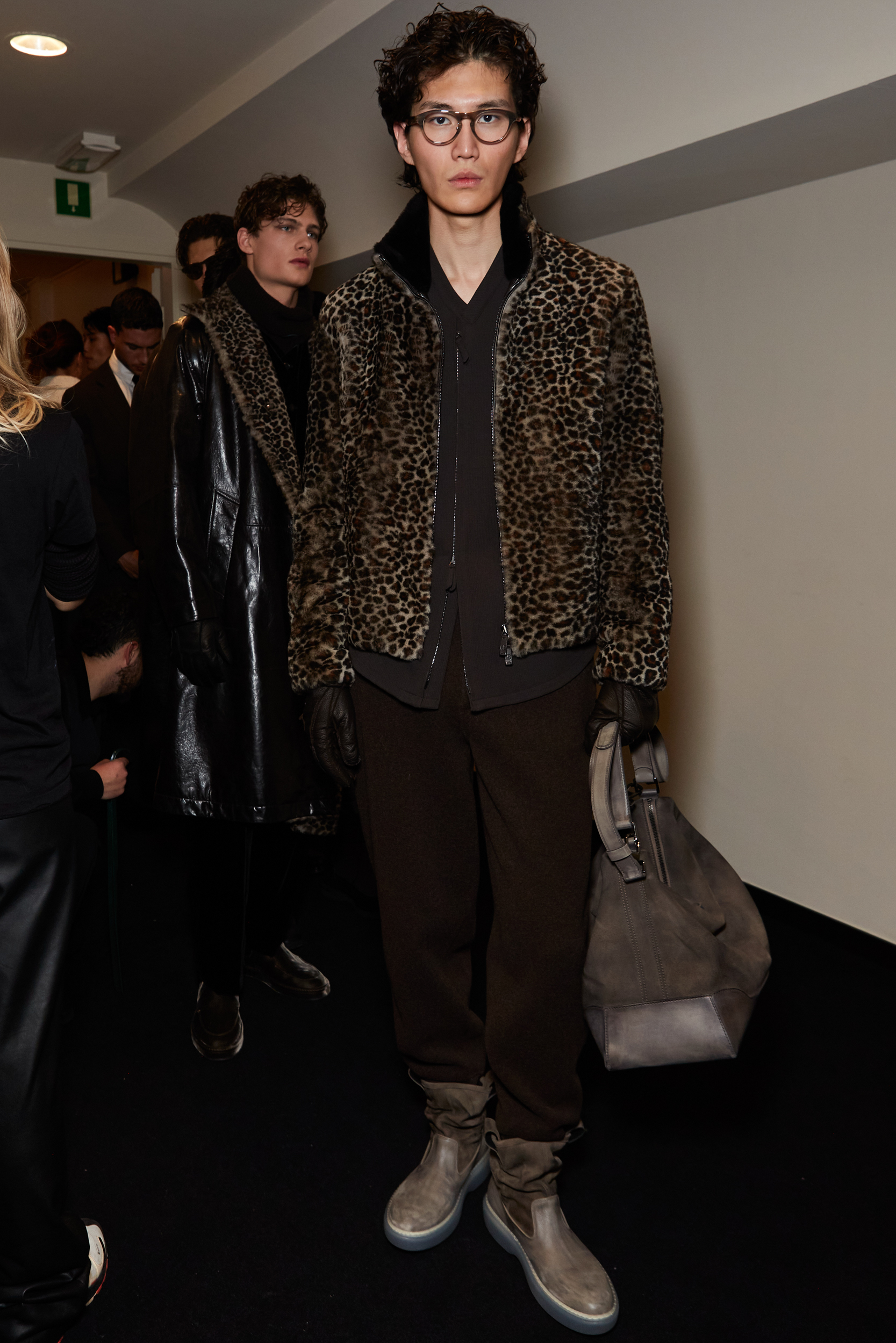 Giorgio Armani Fall 2024 Men’s Fashion Show Backstage