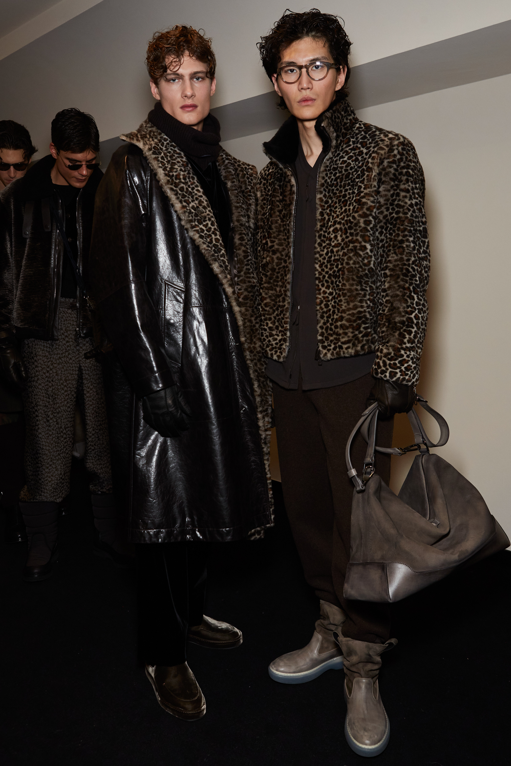 Giorgio Armani Fall 2024 Men’s Fashion Show Backstage