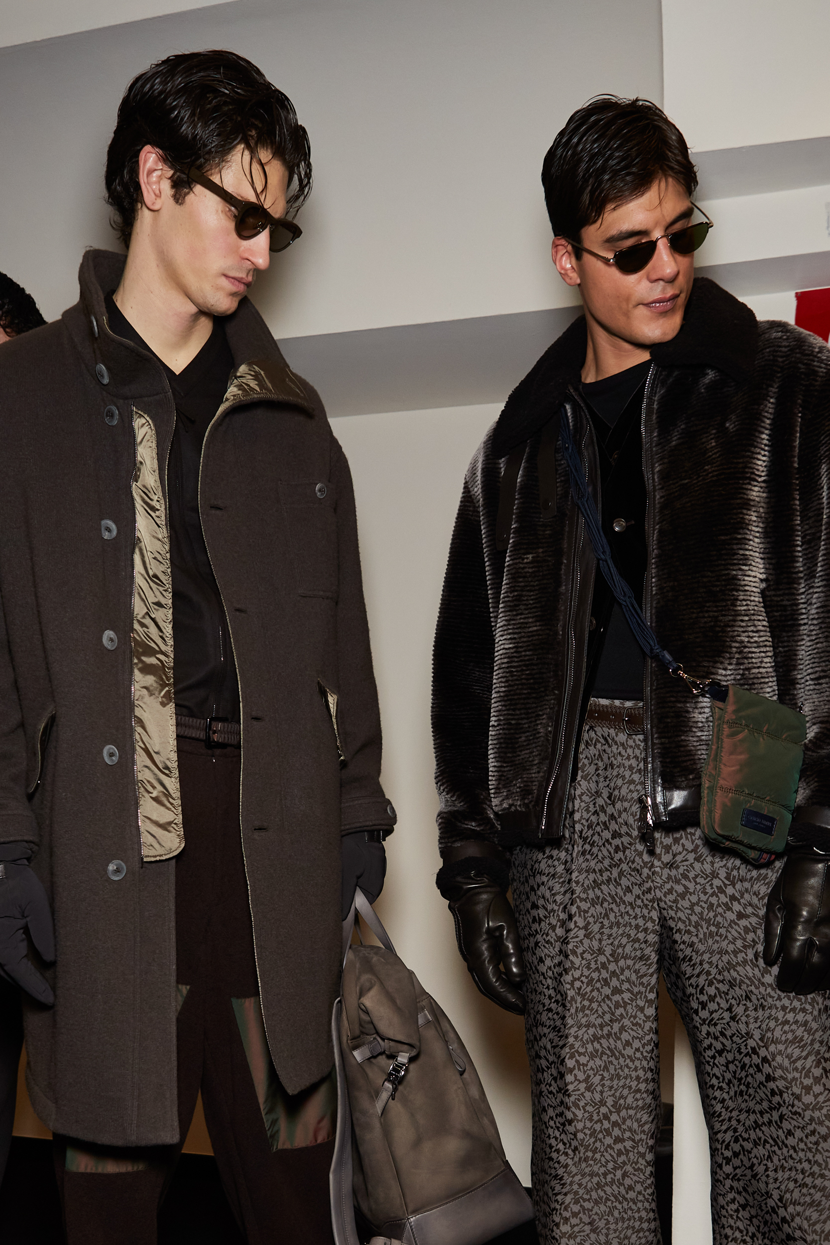 Giorgio Armani Fall 2024 Men’s Fashion Show Backstage