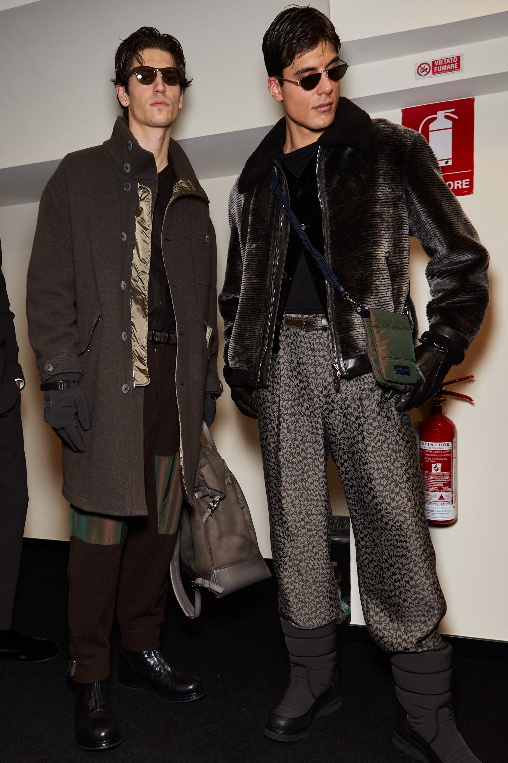 Giorgio Armani Fall 2024 Men’s Fashion Show Backstage