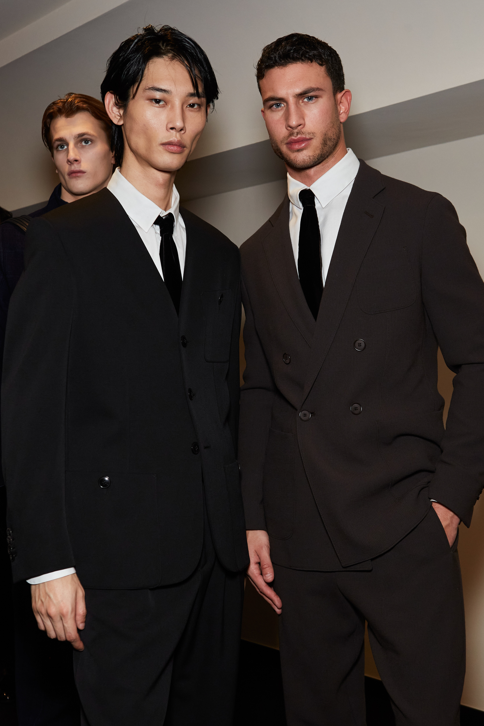 Giorgio Armani Fall 2024 Men’s Fashion Show Backstage