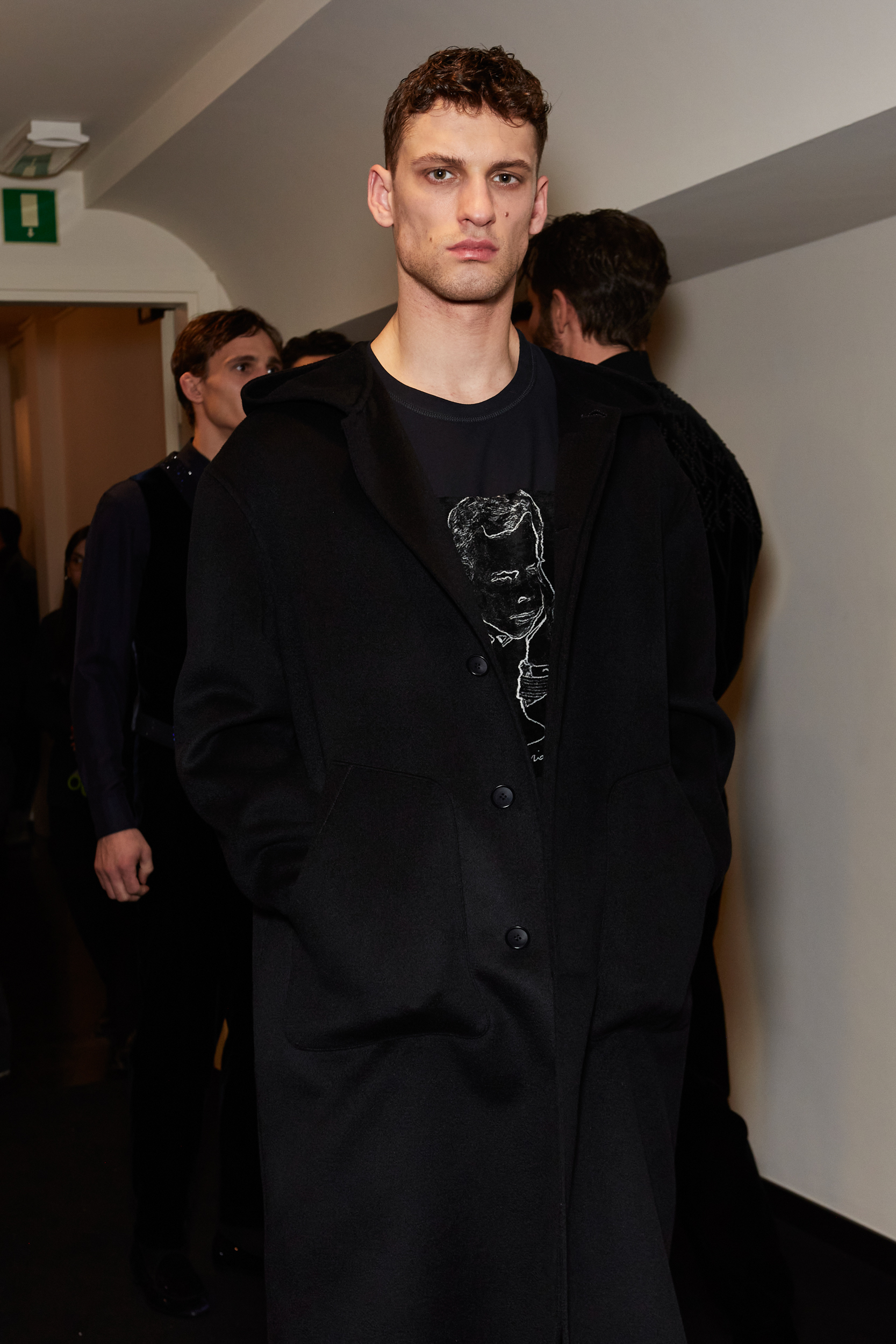 Giorgio Armani Fall 2024 Men’s Fashion Show Backstage