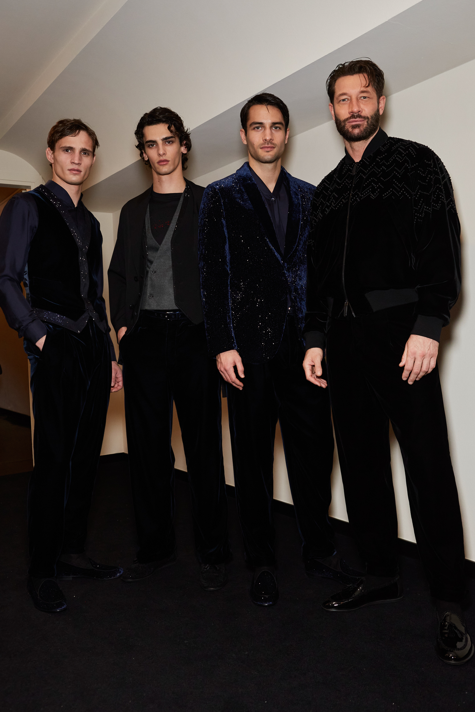 Giorgio Armani Fall 2024 Men’s Fashion Show Backstage