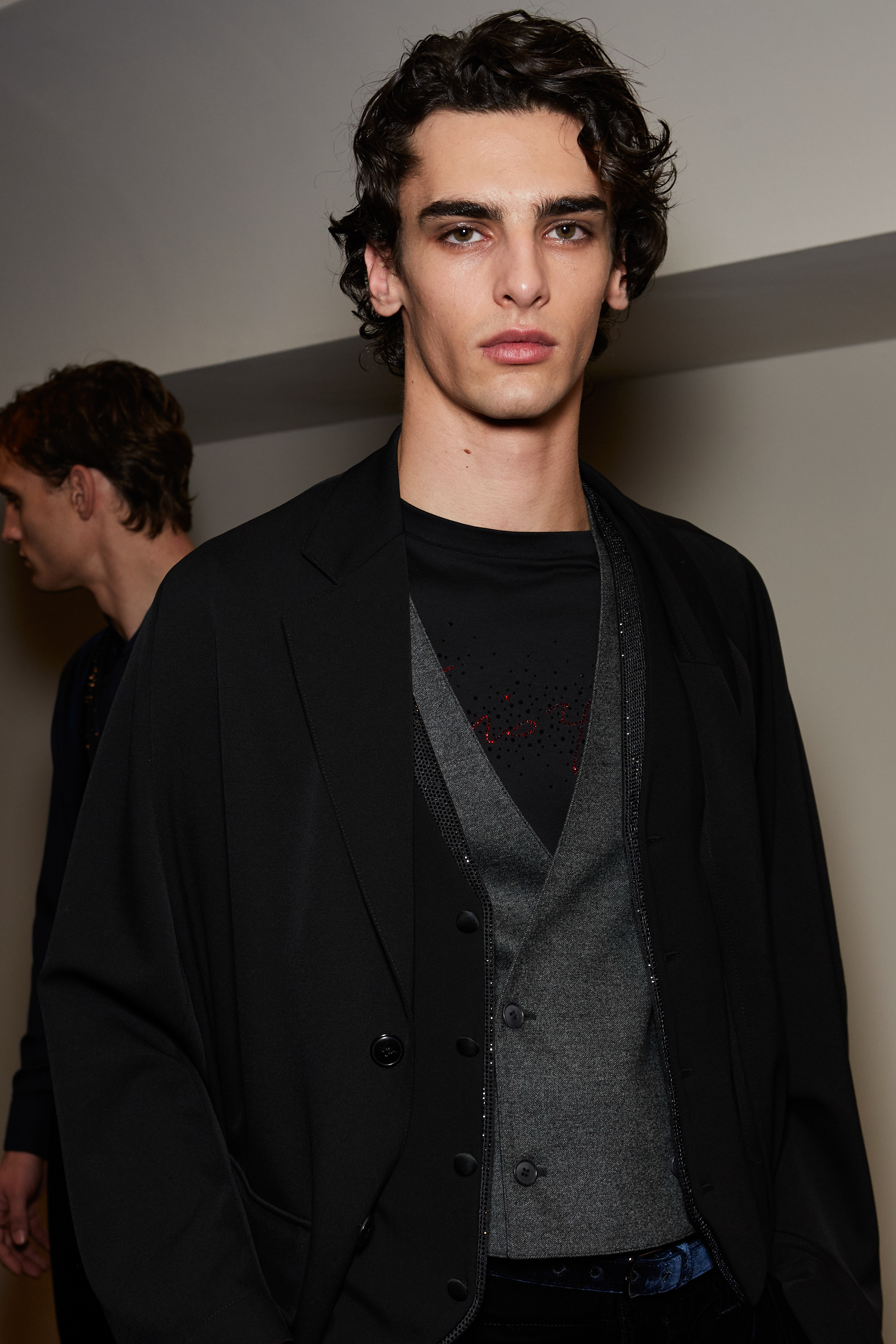 Giorgio Armani Fall 2024 Men’s Fashion Show Backstage