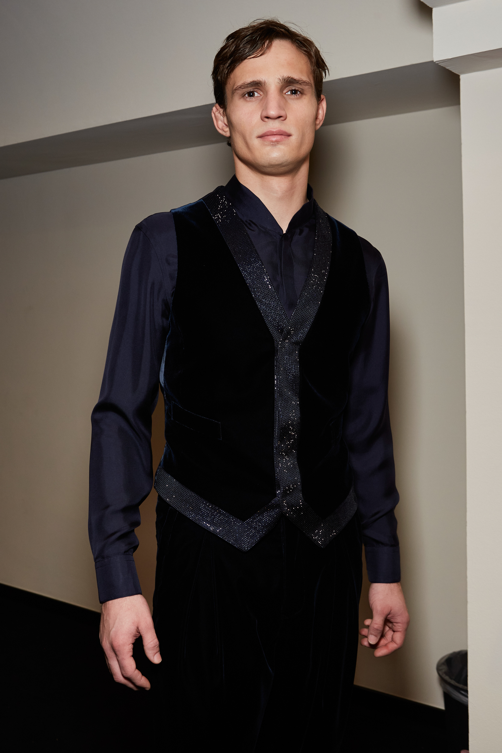 Giorgio Armani Fall 2024 Men’s Fashion Show Backstage