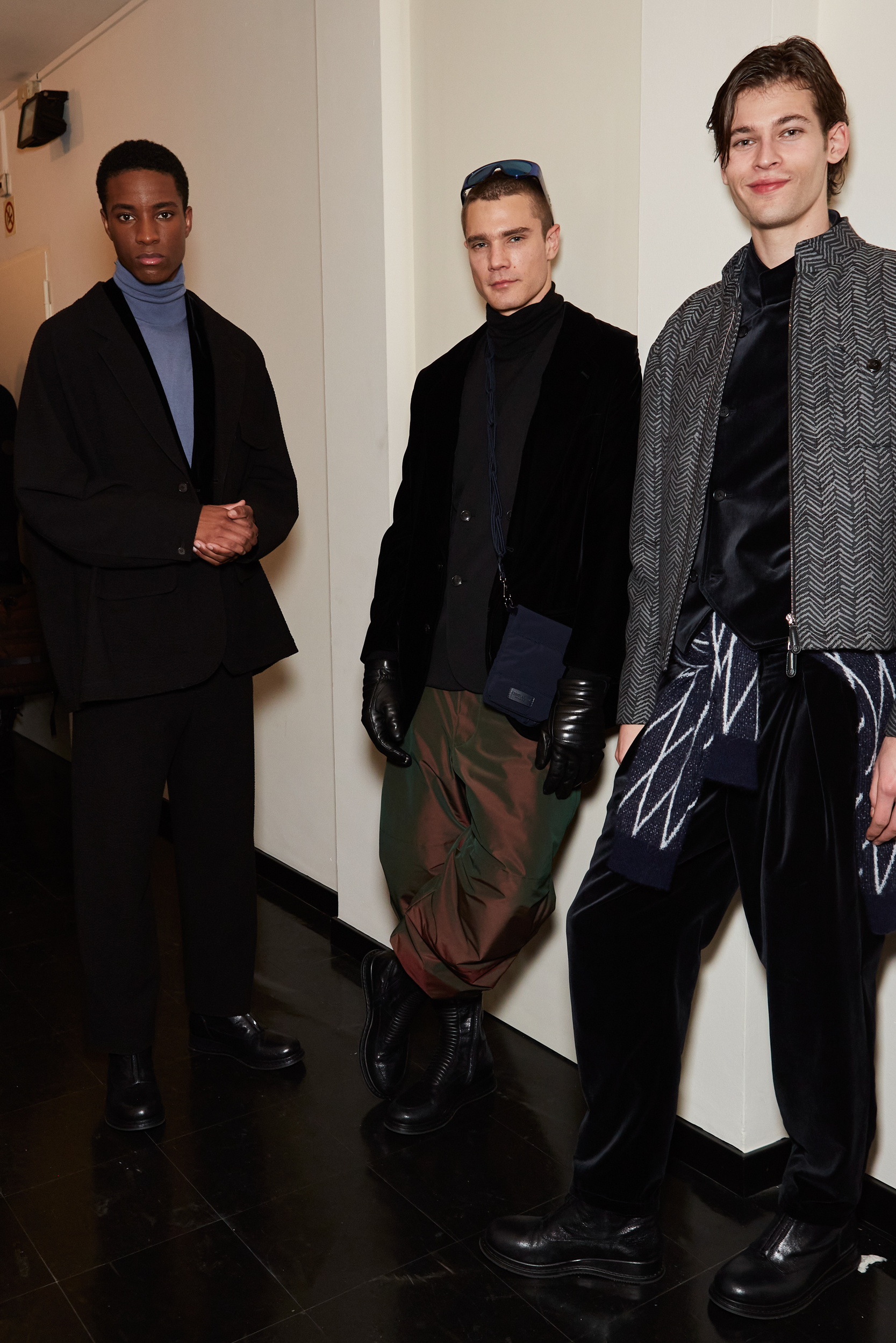 Giorgio Armani Fall 2024 Men’s Fashion Show Backstage