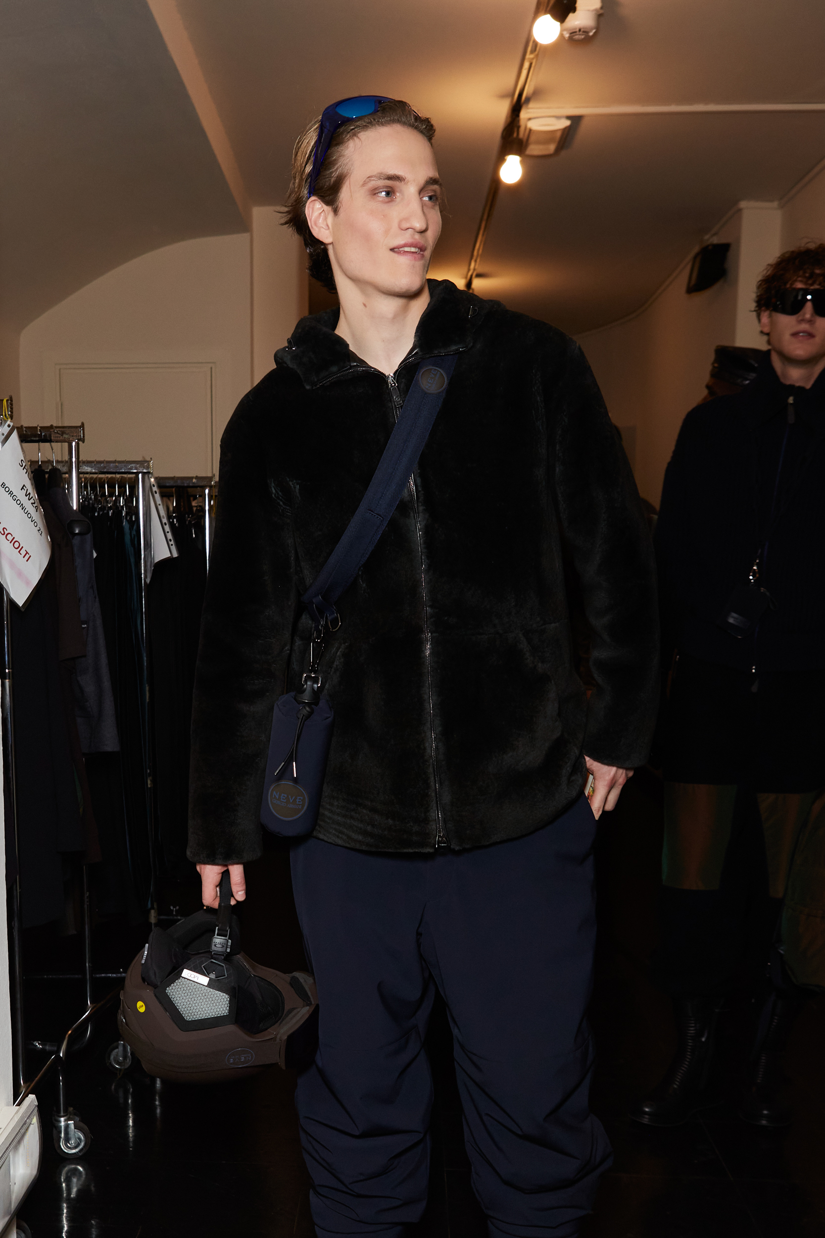 Giorgio Armani Fall 2024 Men’s Fashion Show Backstage