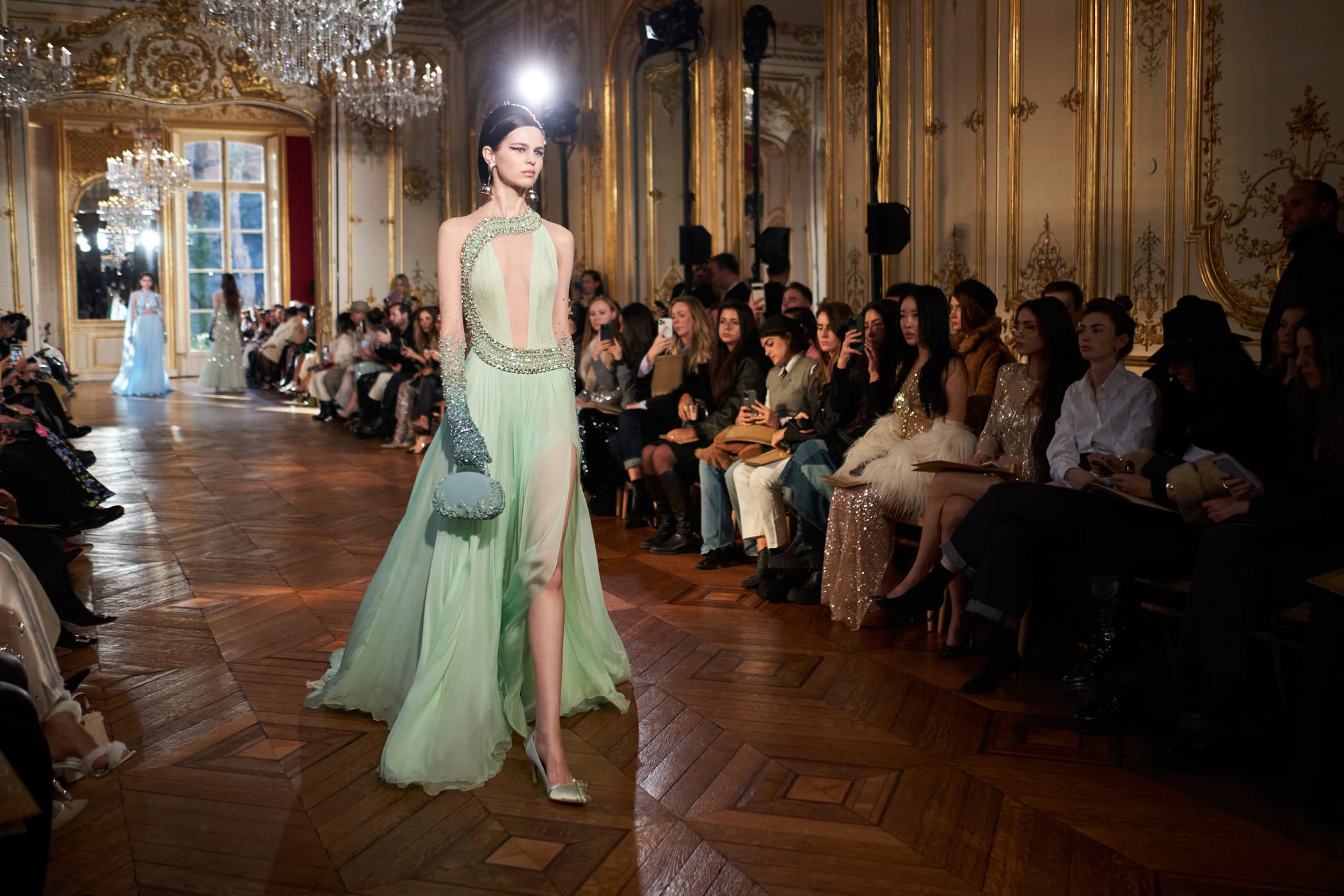 Georges Hobeika Spring 2024 Couture Fashion Show Atmosphere