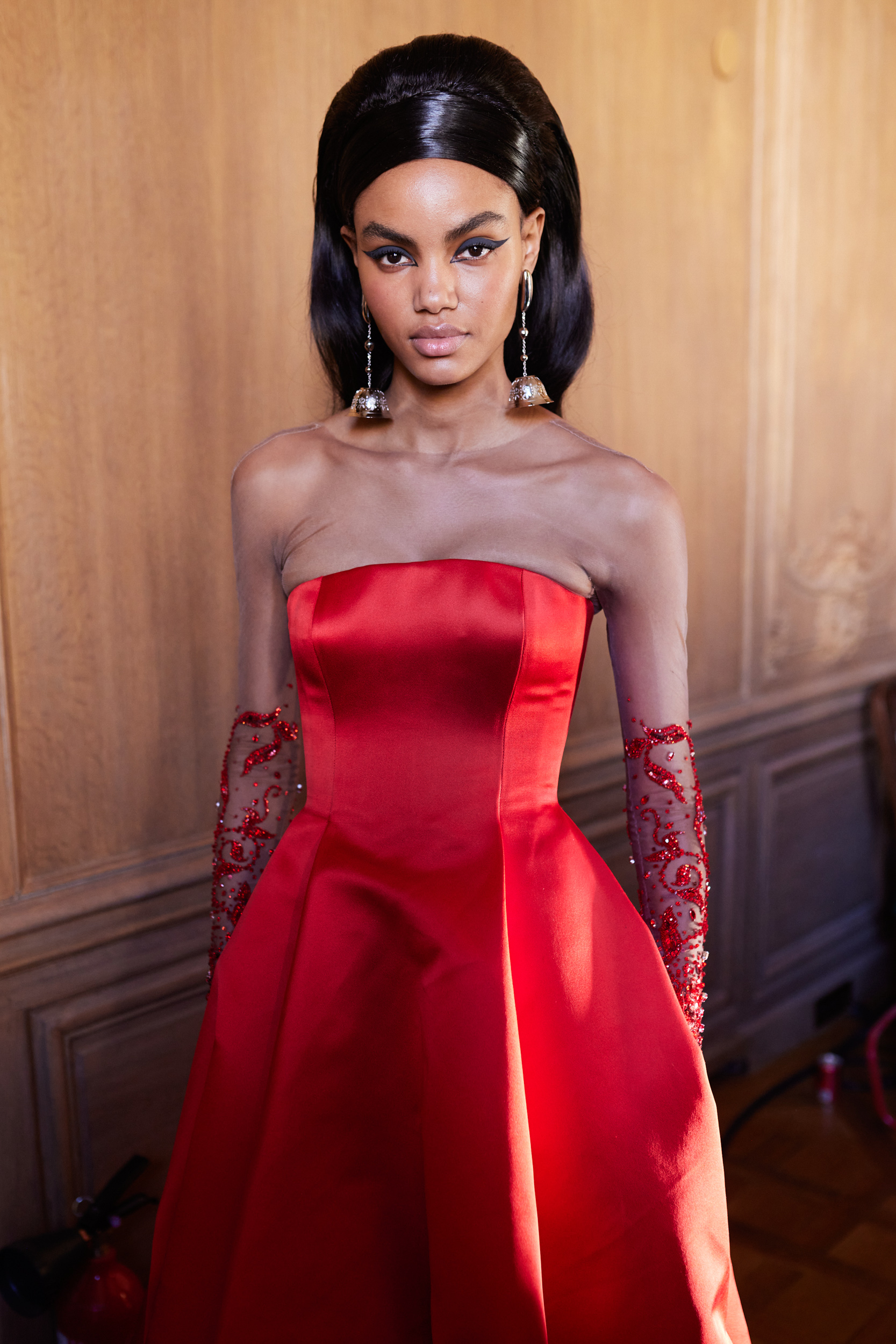 Georges Hobeika Spring 2024 Couture Fashion Show Backstage