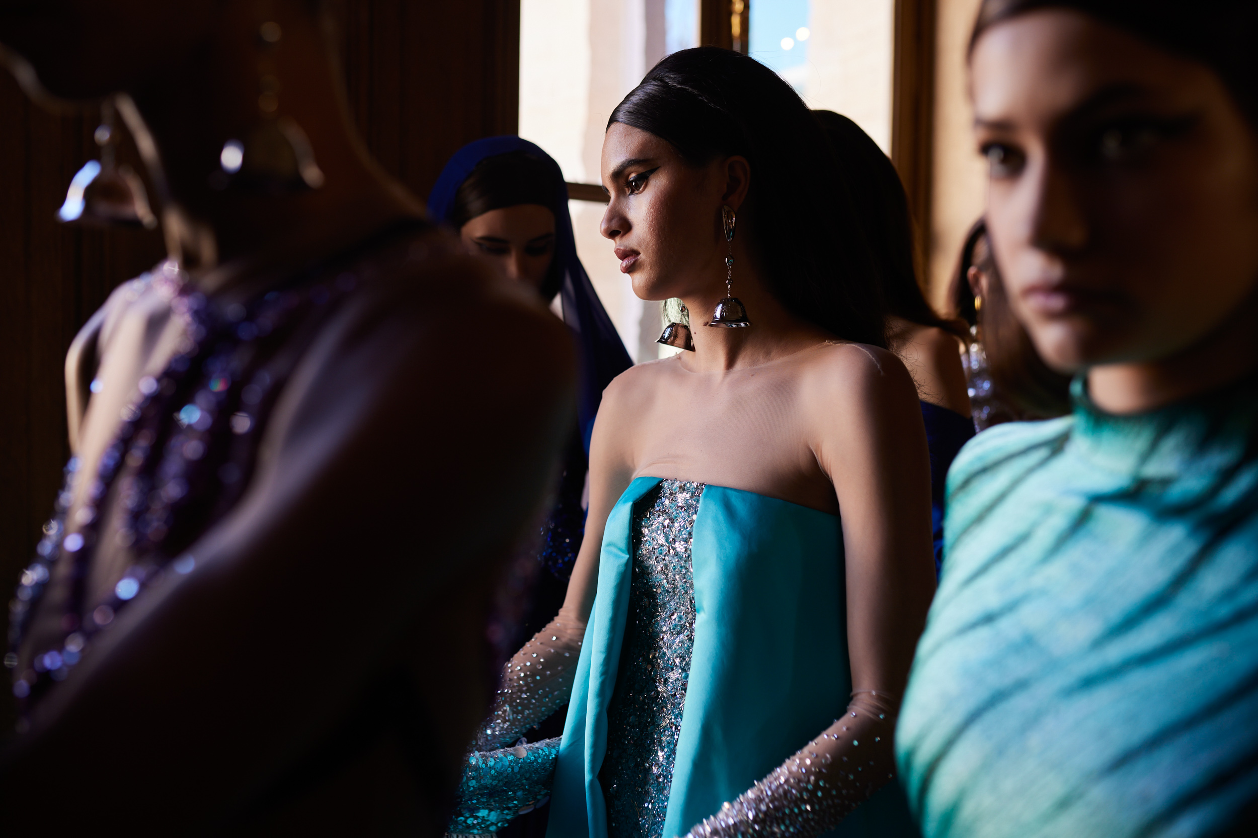 Georges Hobeika Spring 2024 Couture Fashion Show Backstage