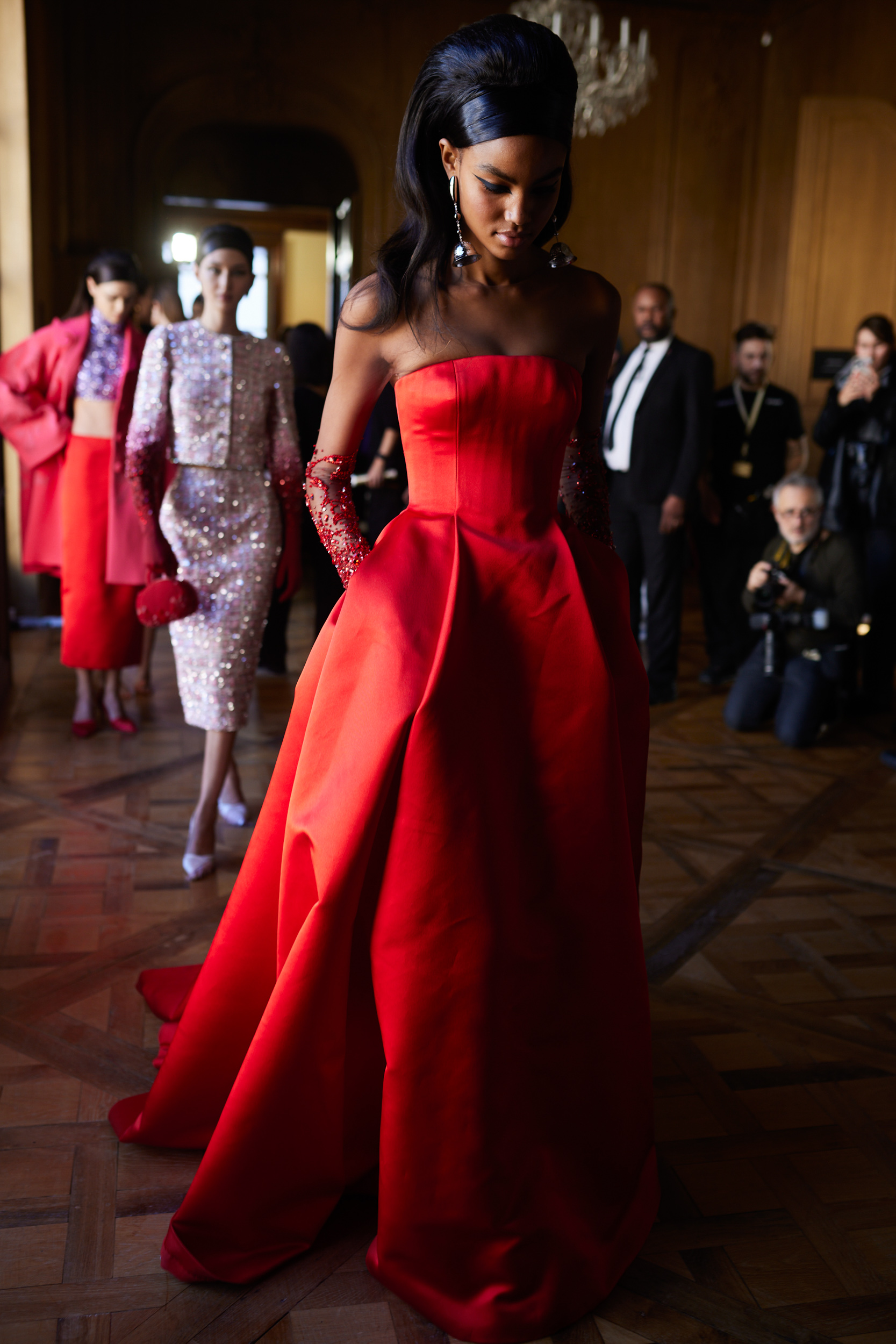 Georges Hobeika Spring 2024 Couture Fashion Show Backstage