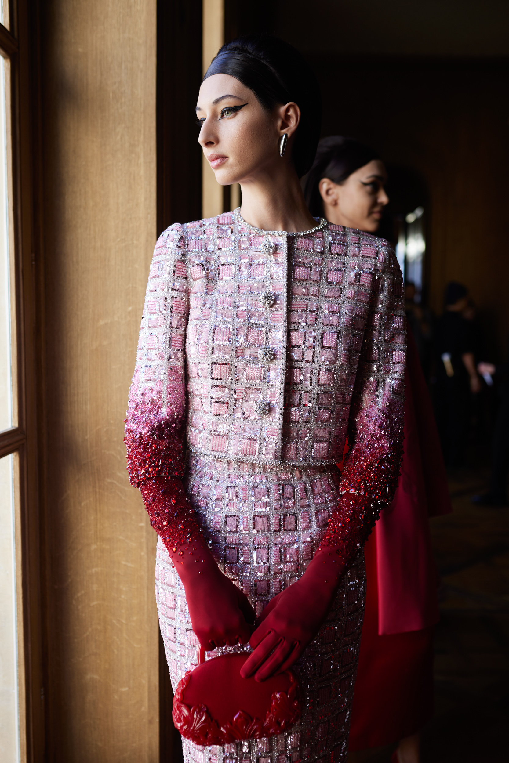 Georges Hobeika Spring 2024 Couture Fashion Show Backstage