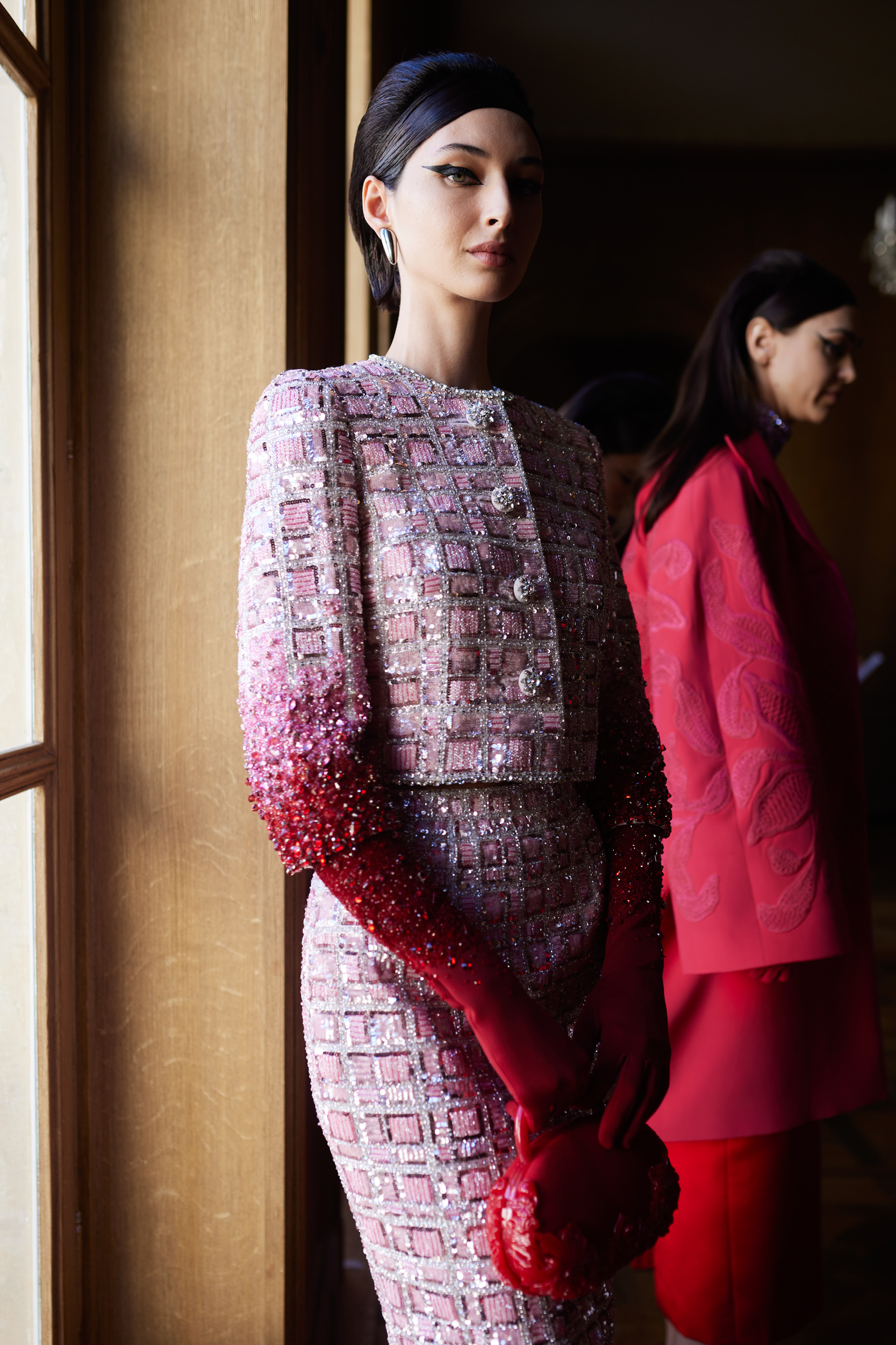 Georges Hobeika Spring 2024 Couture Fashion Show Backstage