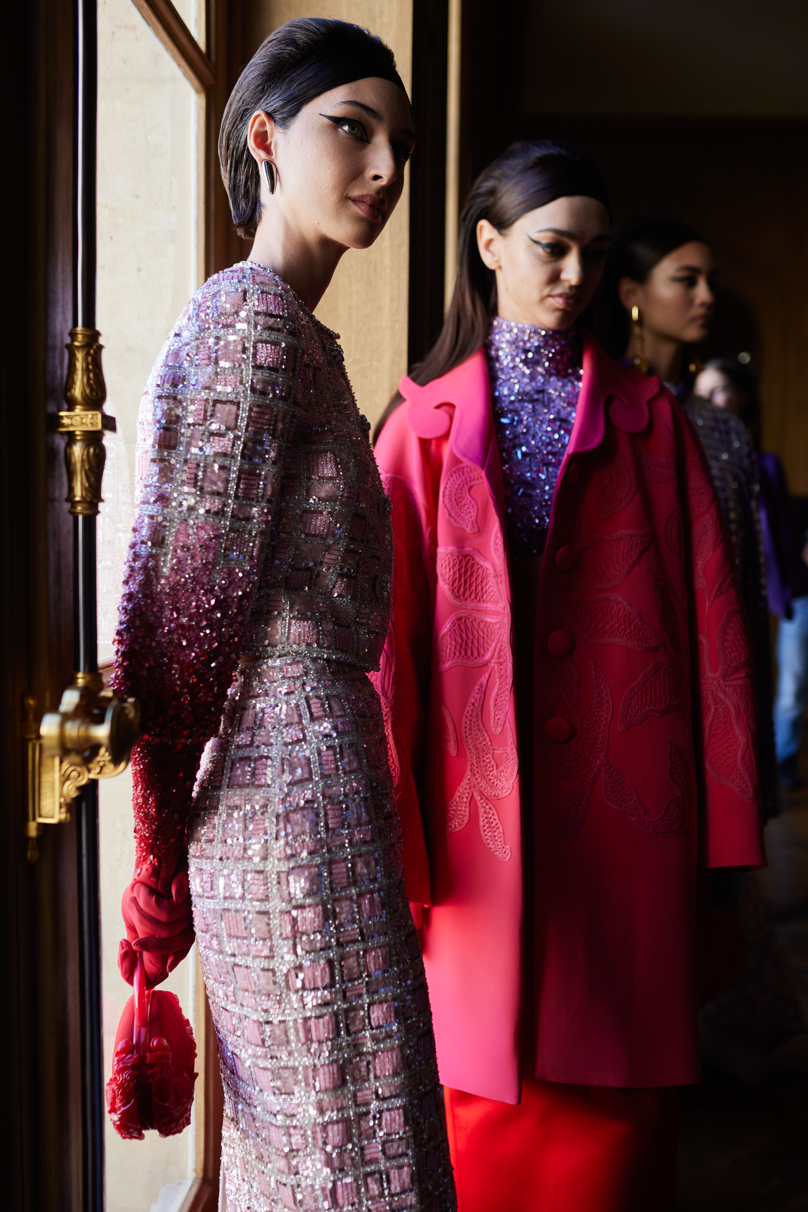 Georges Hobeika Spring 2024 Couture Fashion Show Backstage