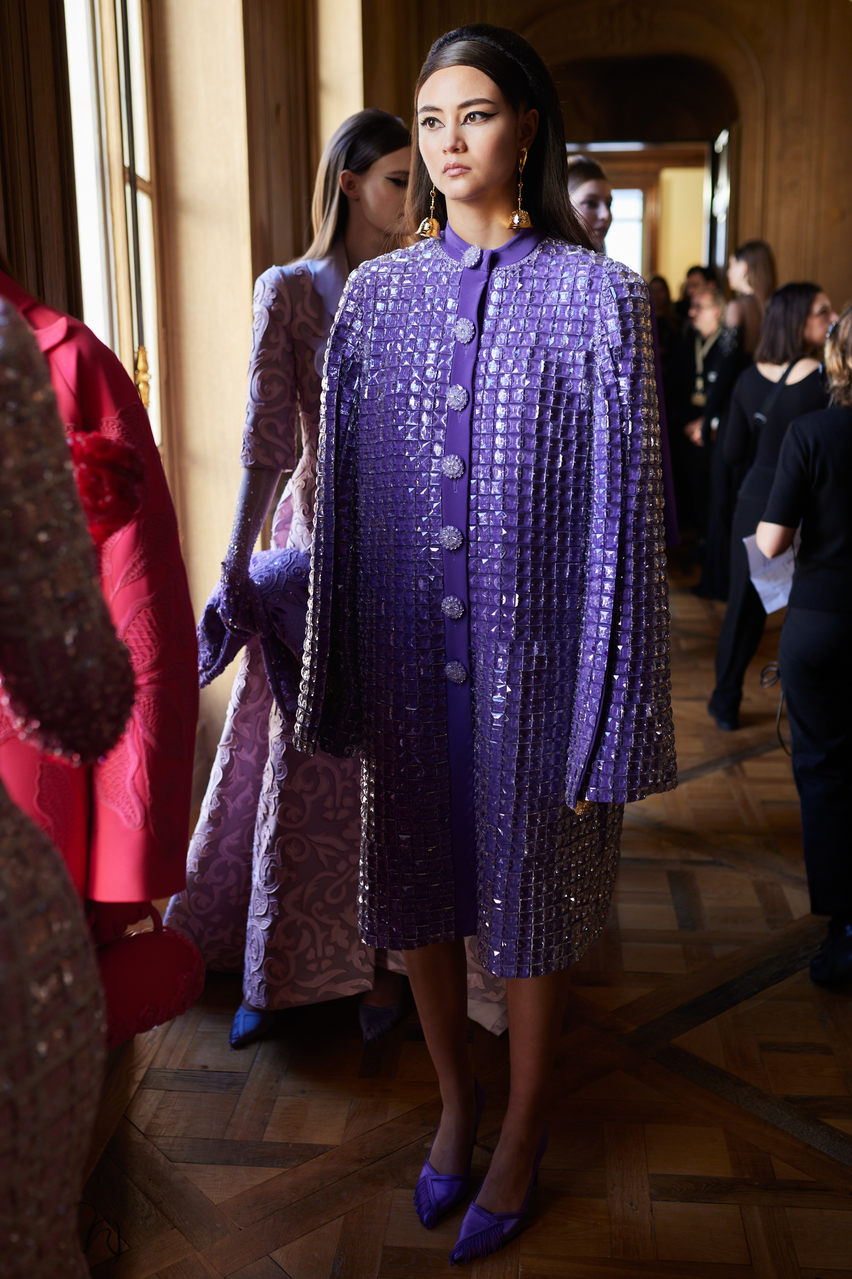 Georges Hobeika Spring 2024 Couture Fashion Show Backstage