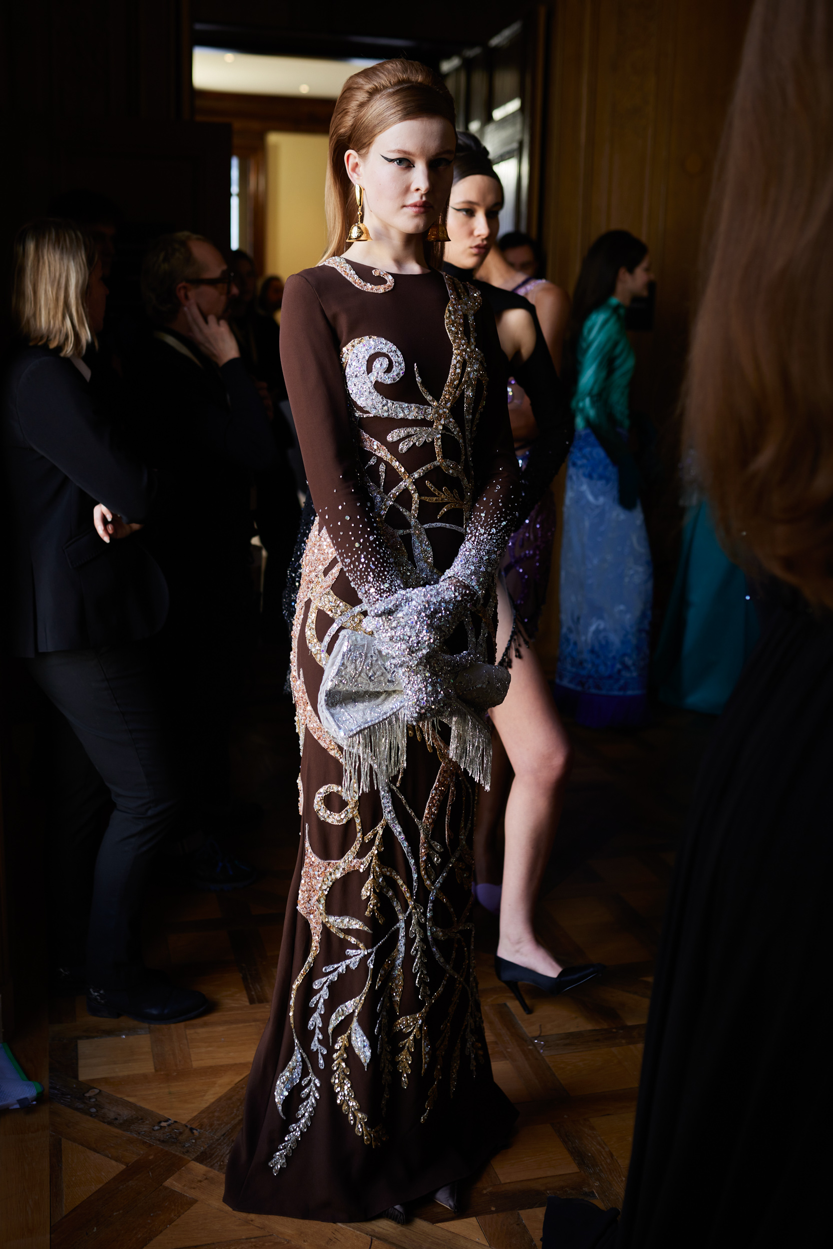 Georges Hobeika Spring 2024 Couture Fashion Show Backstage