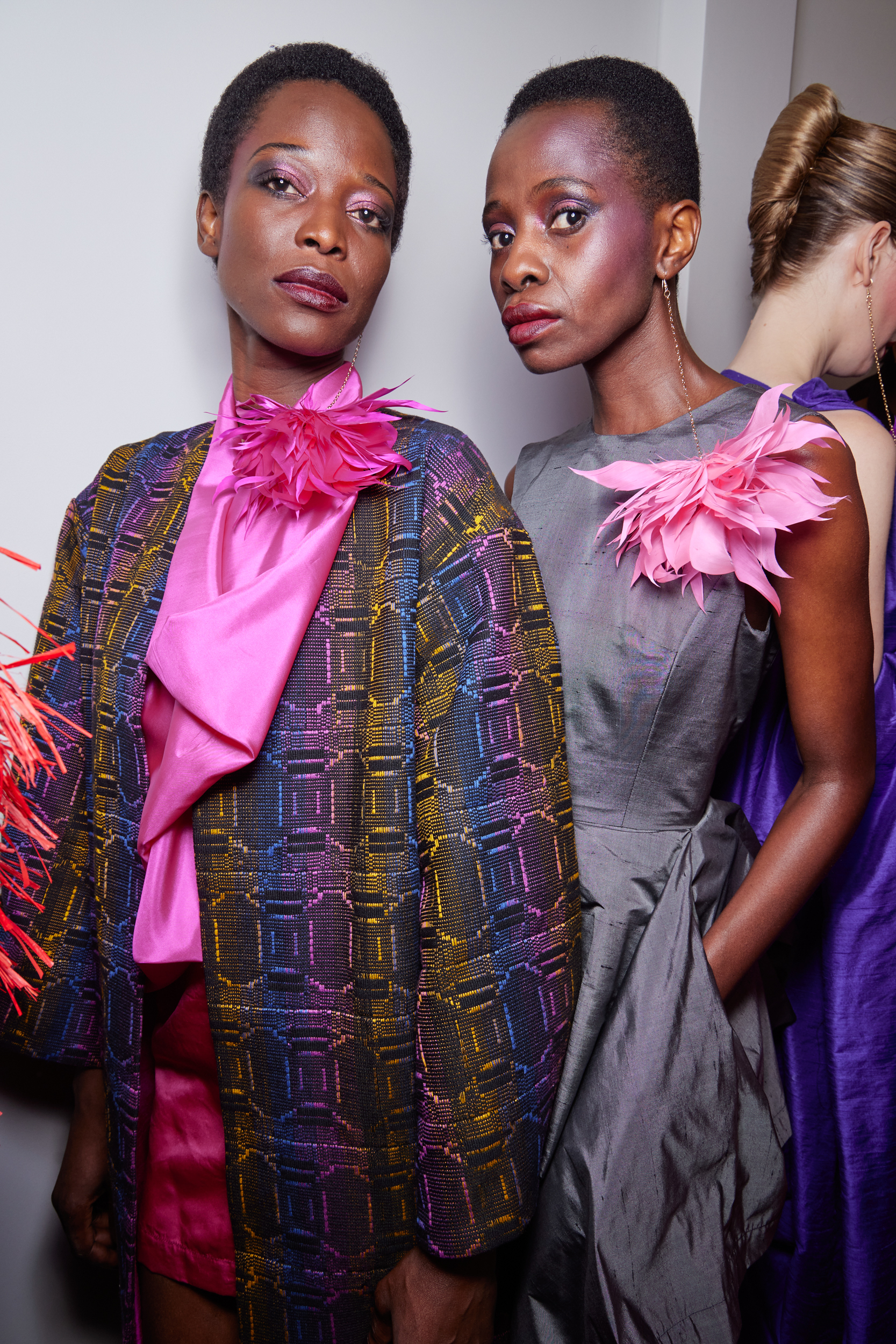 Imane Ayissi Spring 2024 Couture Fashion Show Backstage