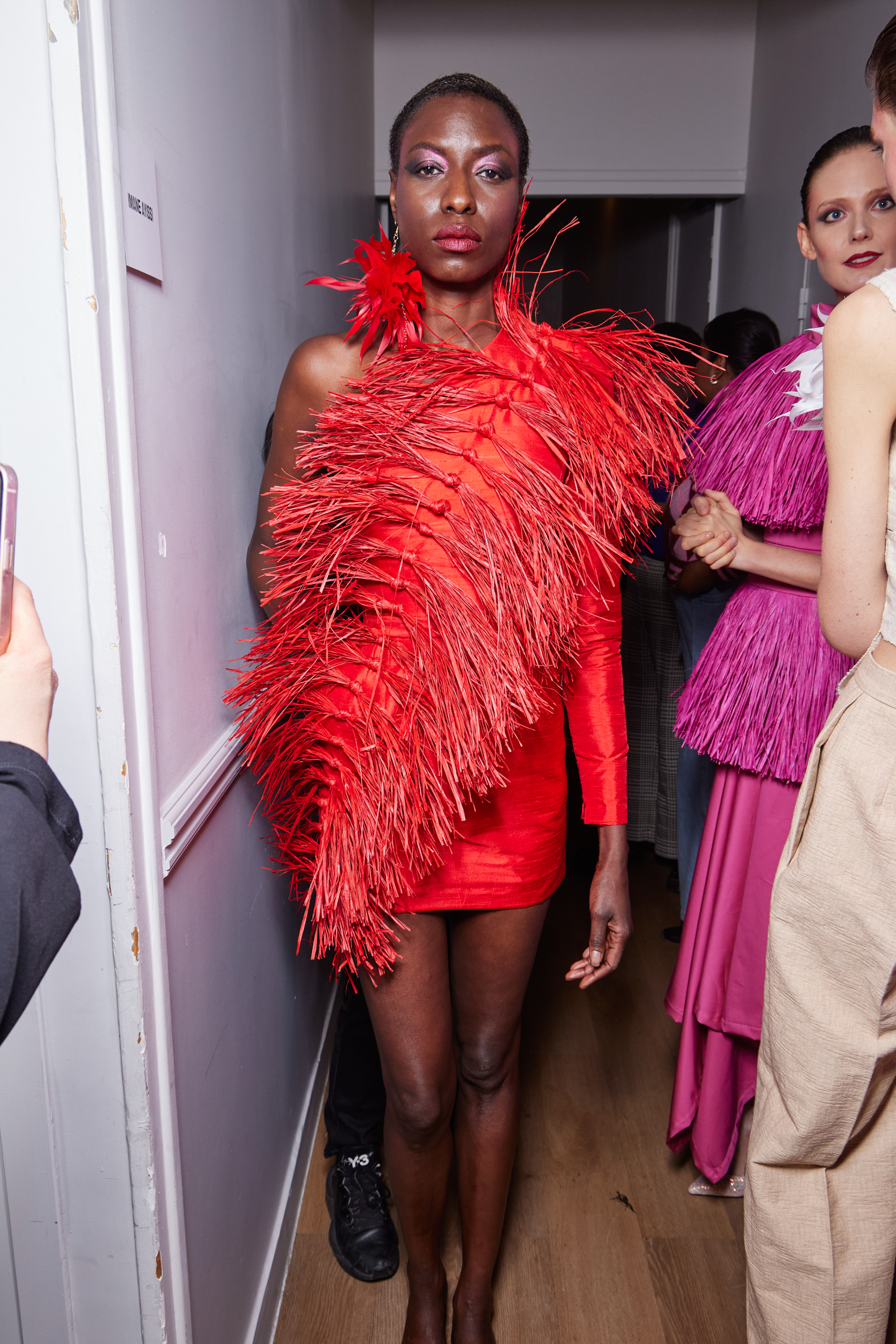 Imane Ayissi Spring 2024 Couture Fashion Show Backstage