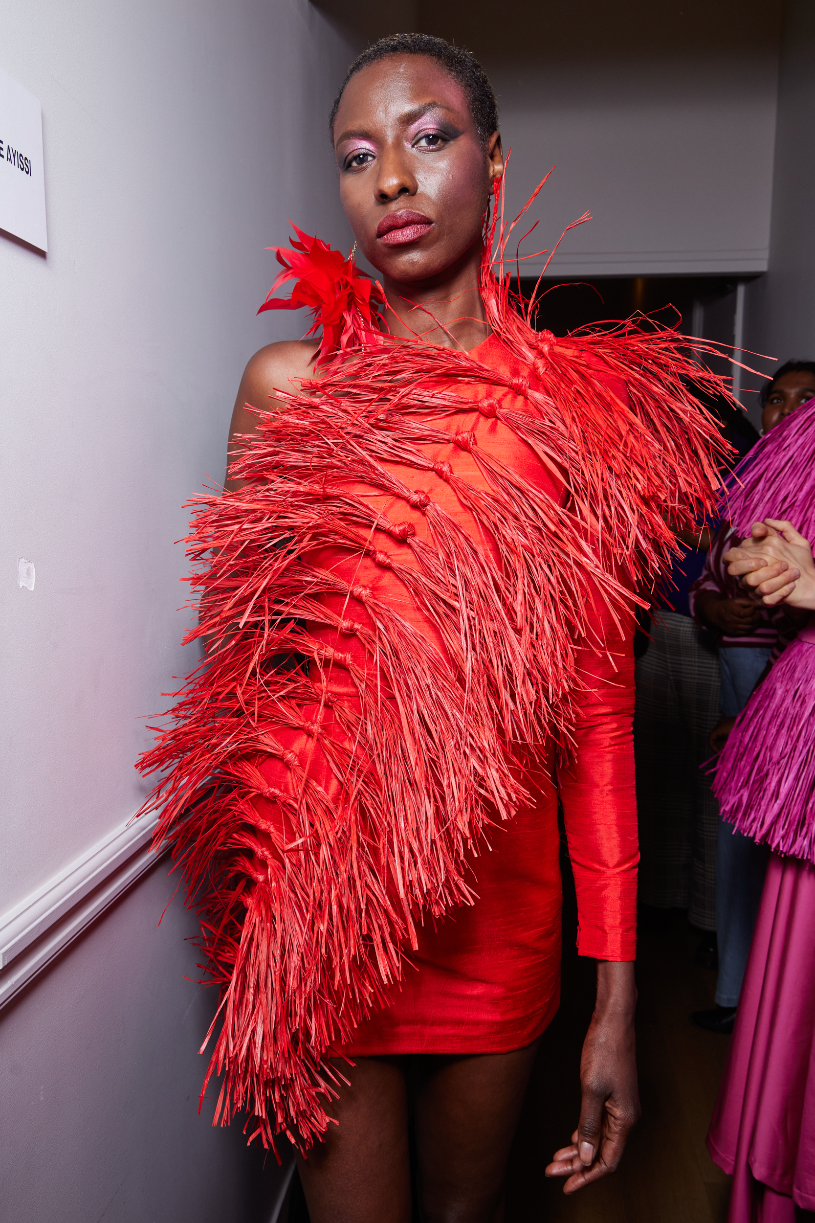 Imane Ayissi Spring 2024 Couture Fashion Show Backstage