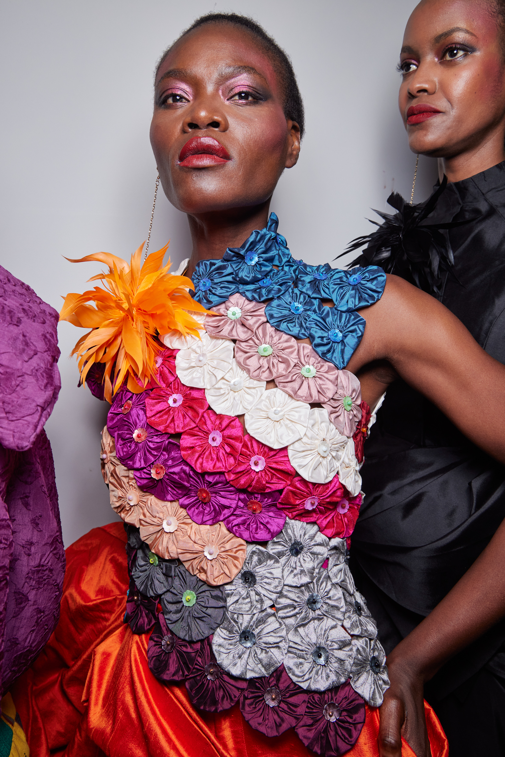 Imane Ayissi Spring 2024 Couture Fashion Show Backstage